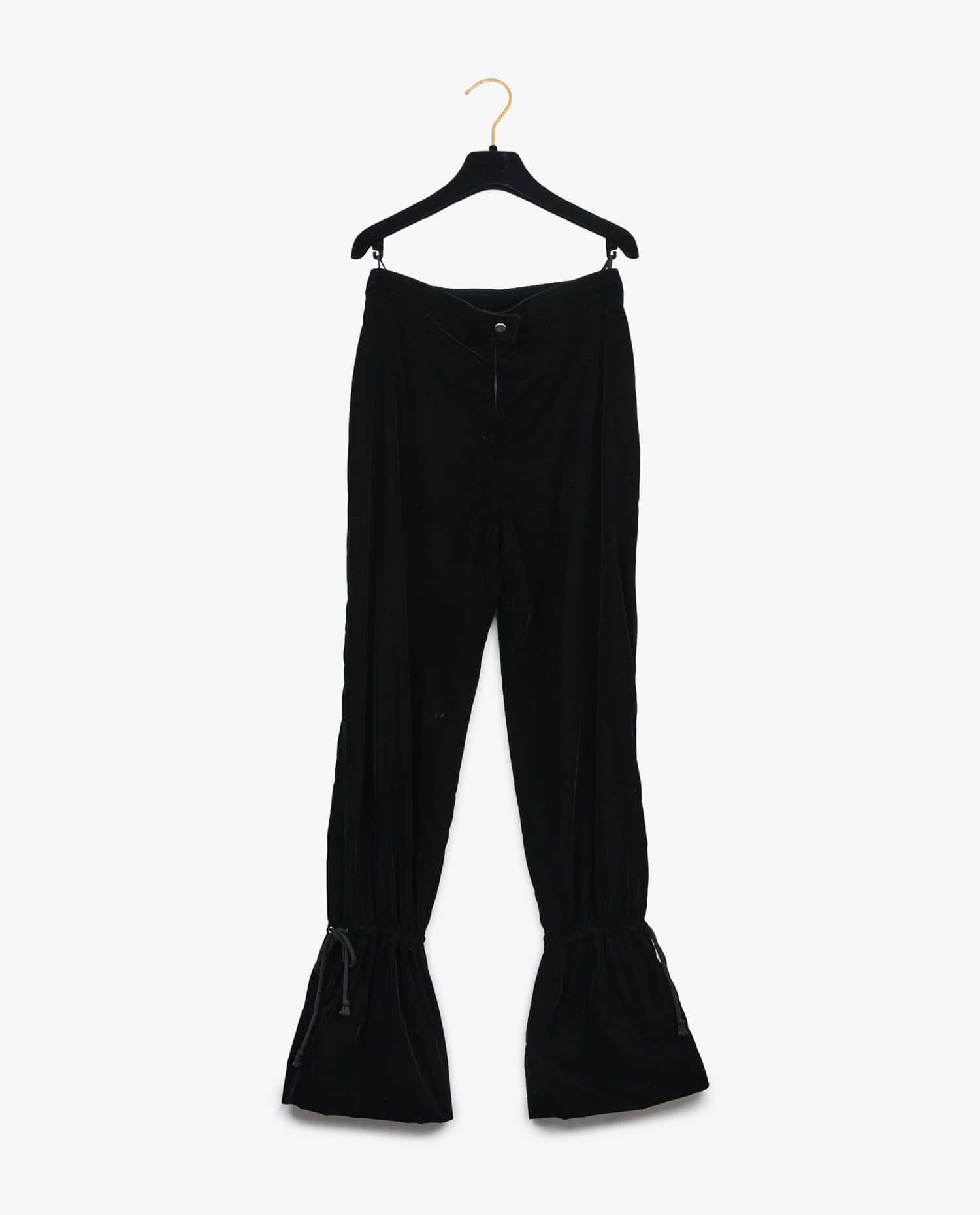 Courrèges — Courrèges 70's black velvet trousers