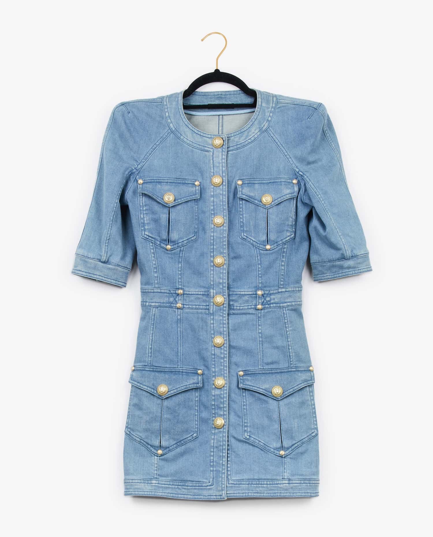 Balmain — Balmain denim dress