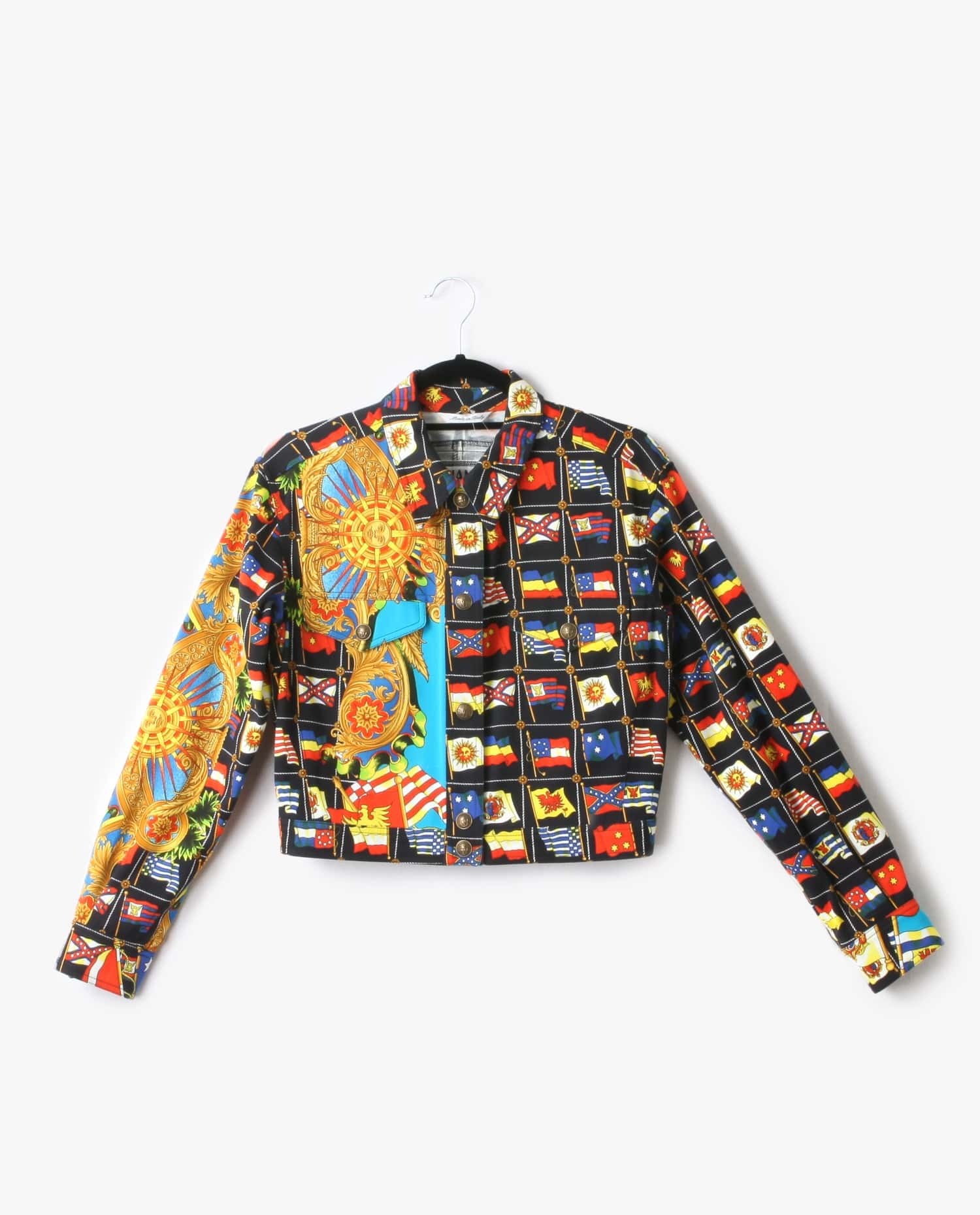 Versace — Veste drapeaux Gianni Versace