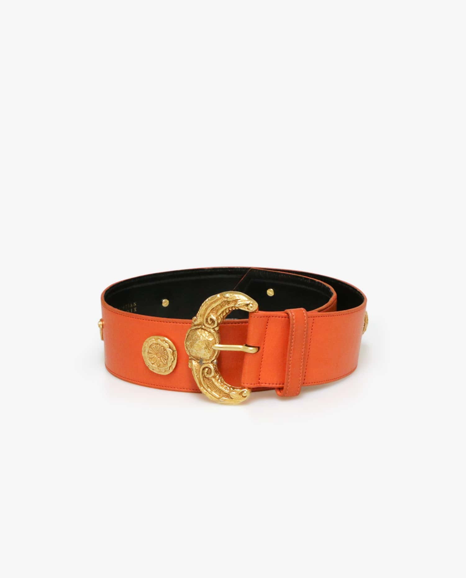 Christian Lacroix — Ceinture Christian Lacroix orange