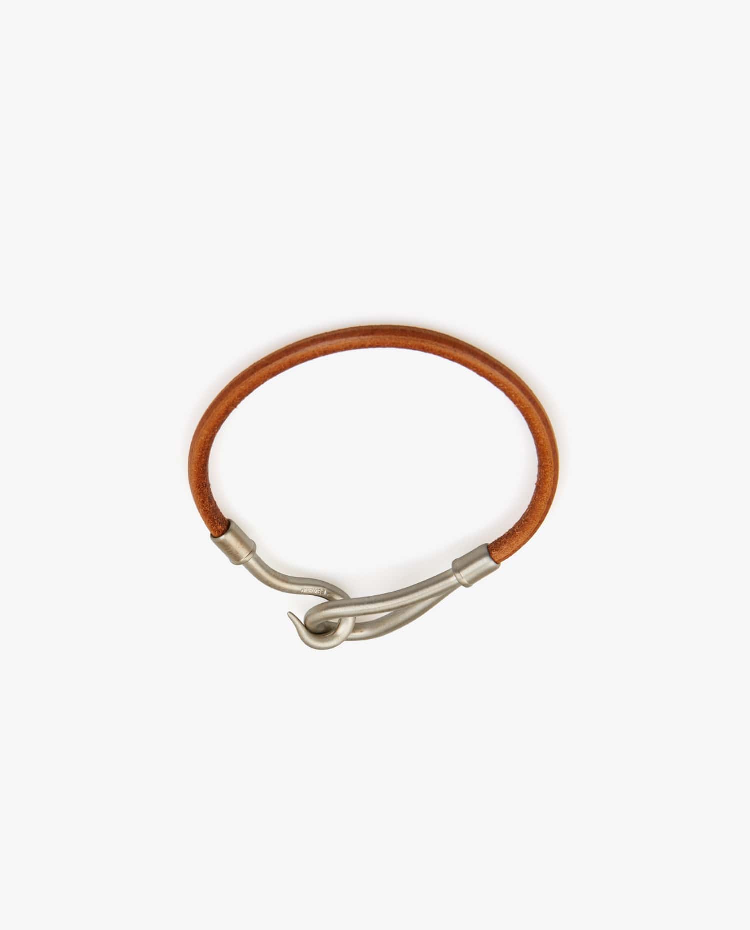 HERMÈS — Bracelet Jumbo Hermès cuir gold