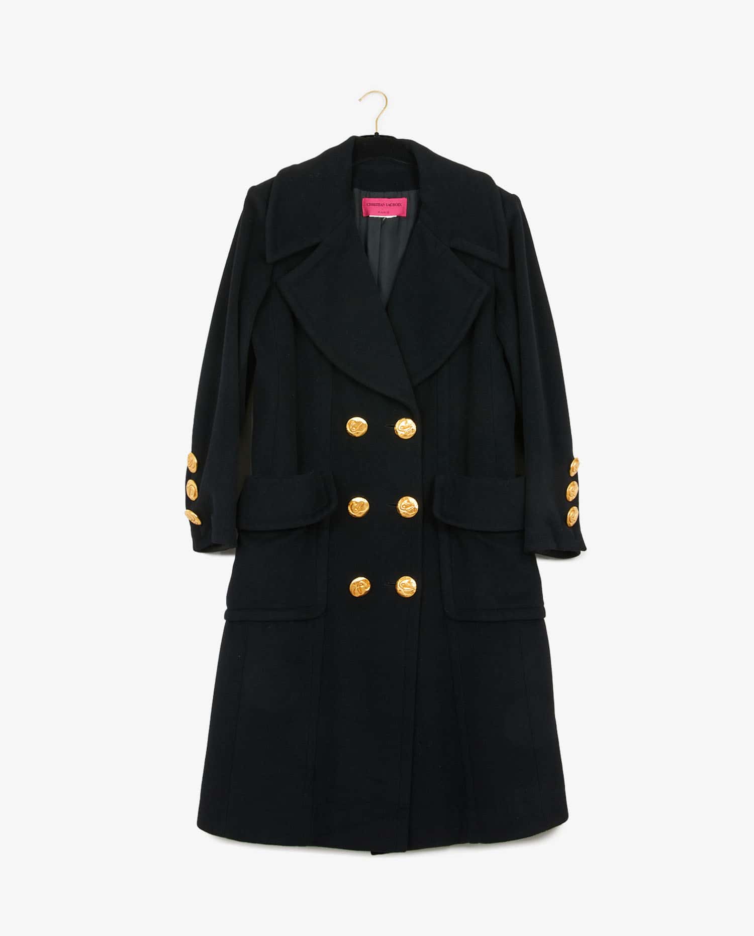 Christian Lacroix — Manteau Christian Lacroix vintage noir