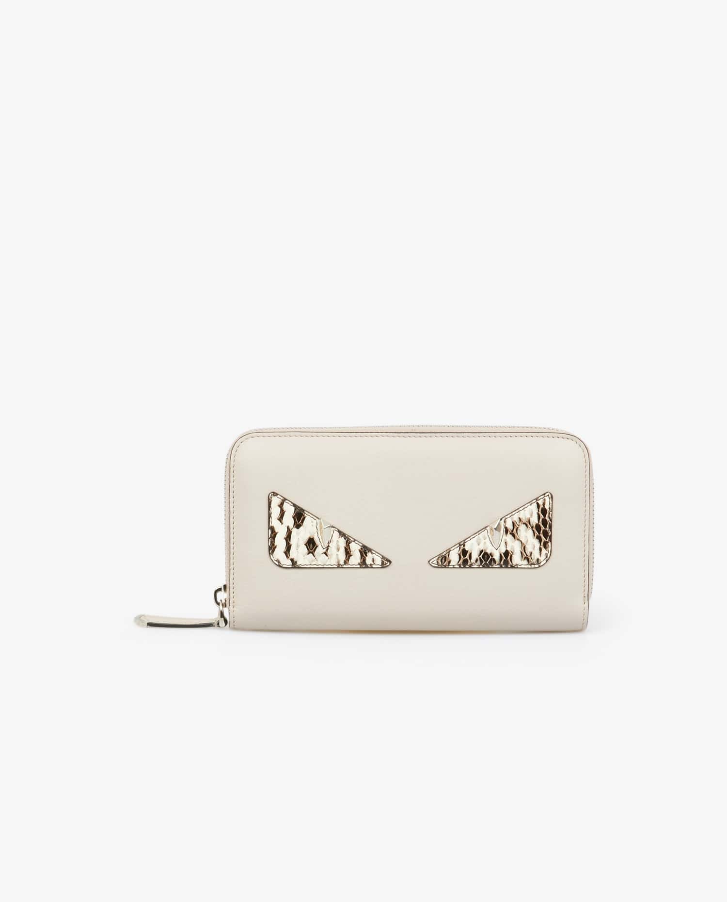 Fendi — Portefeuille Fendi cuir gris