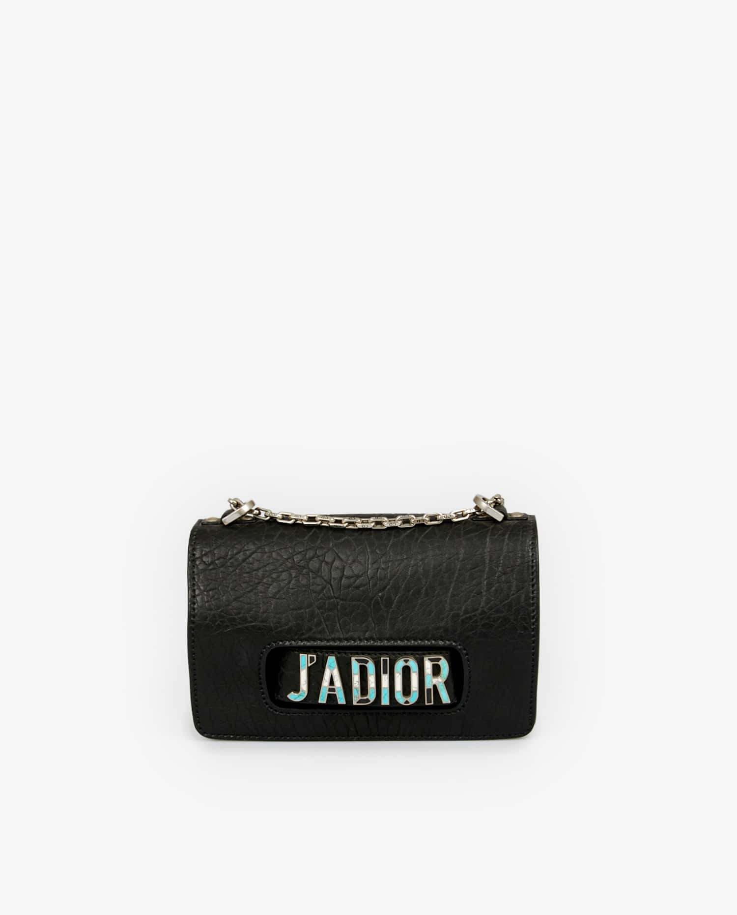 Christian Dior — JADIOR Dior black leather bag