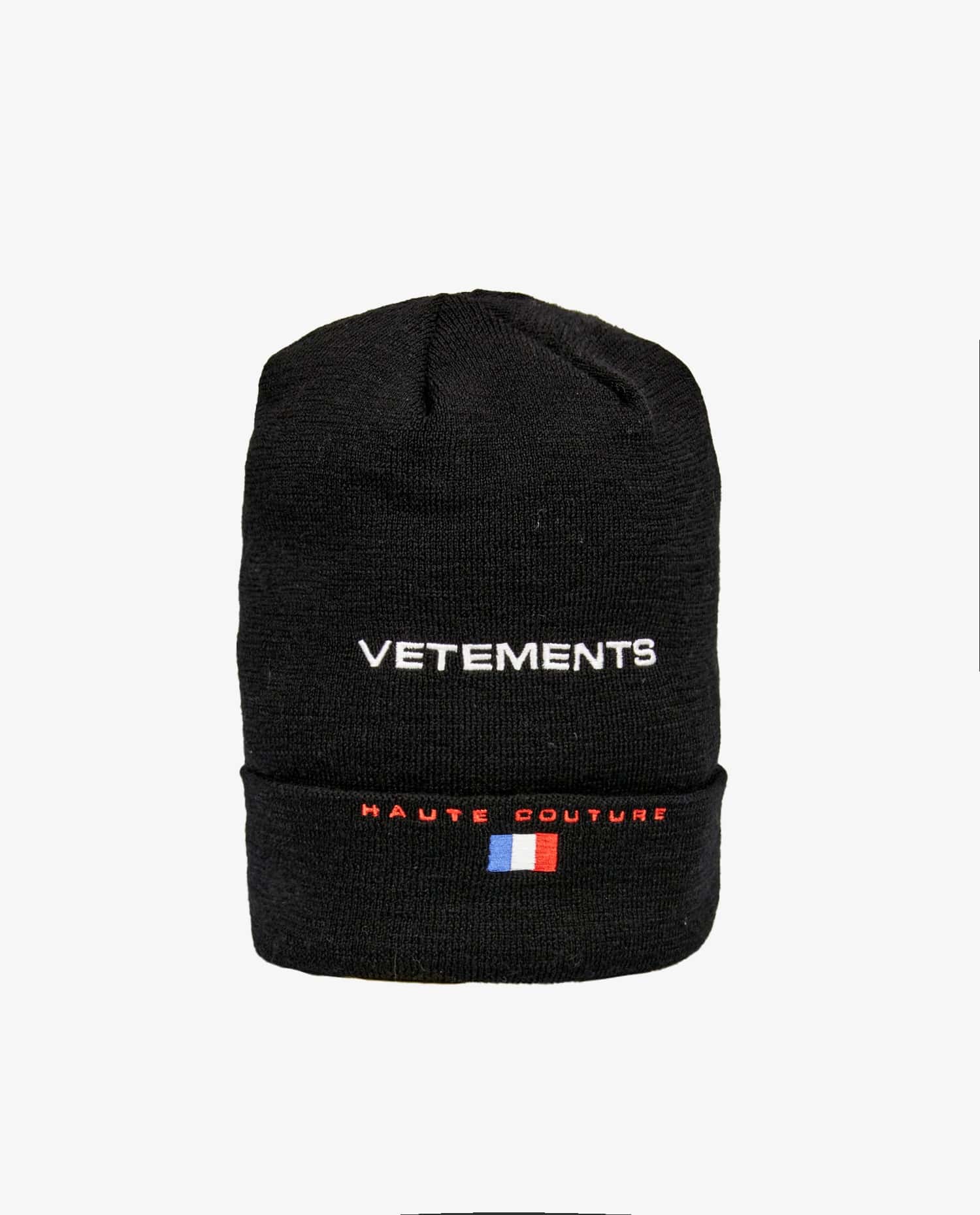 Vetements — Vetements black wool beanie