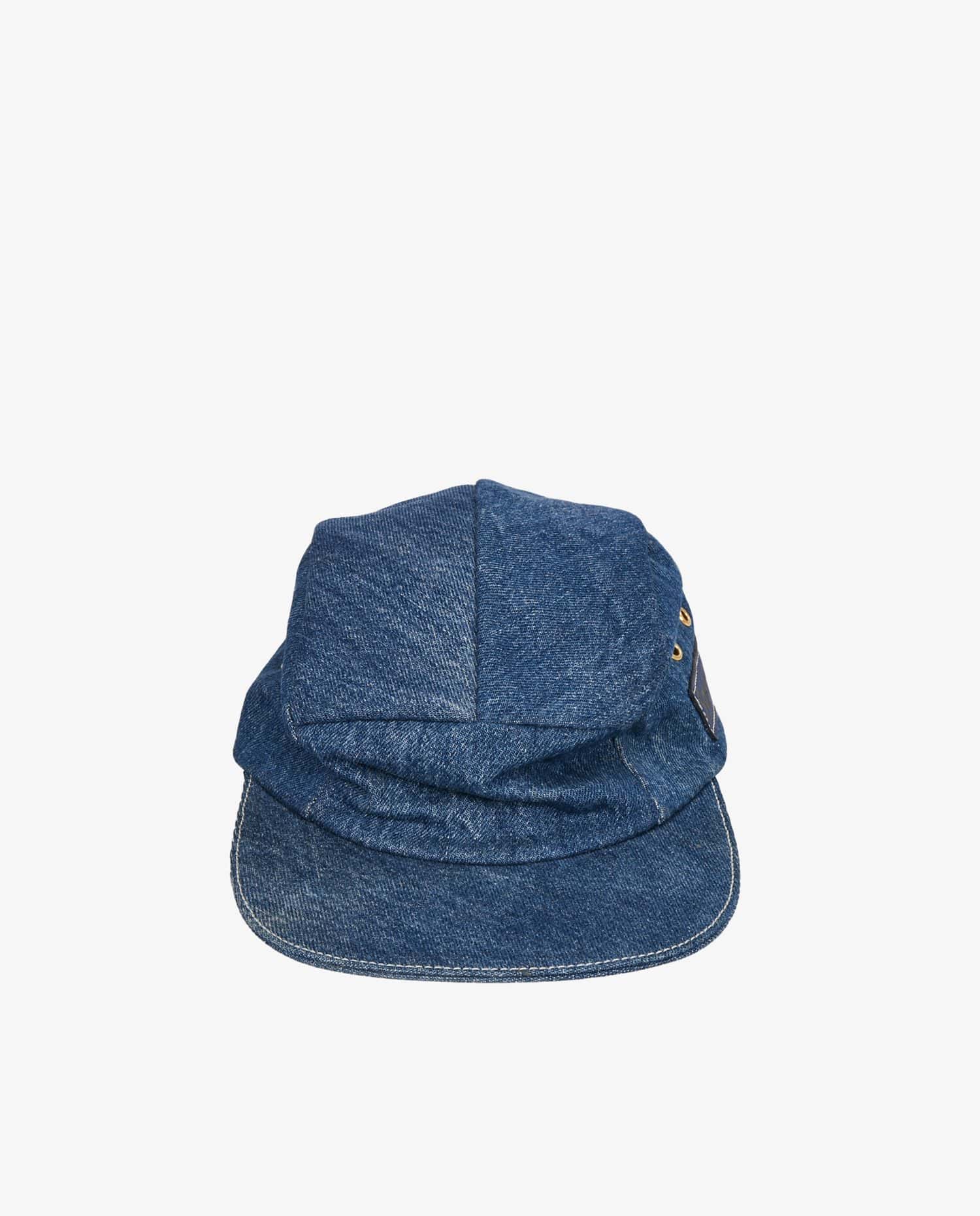 Enswear — Casquette en denim bleu