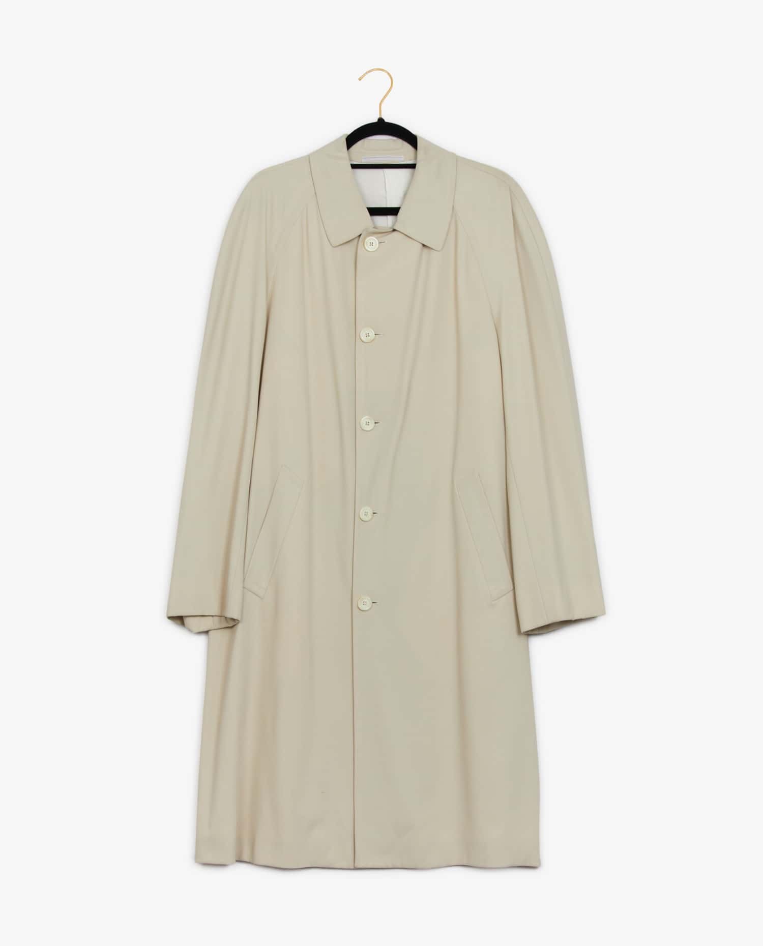 Versace — Trench coat Versace laine beige