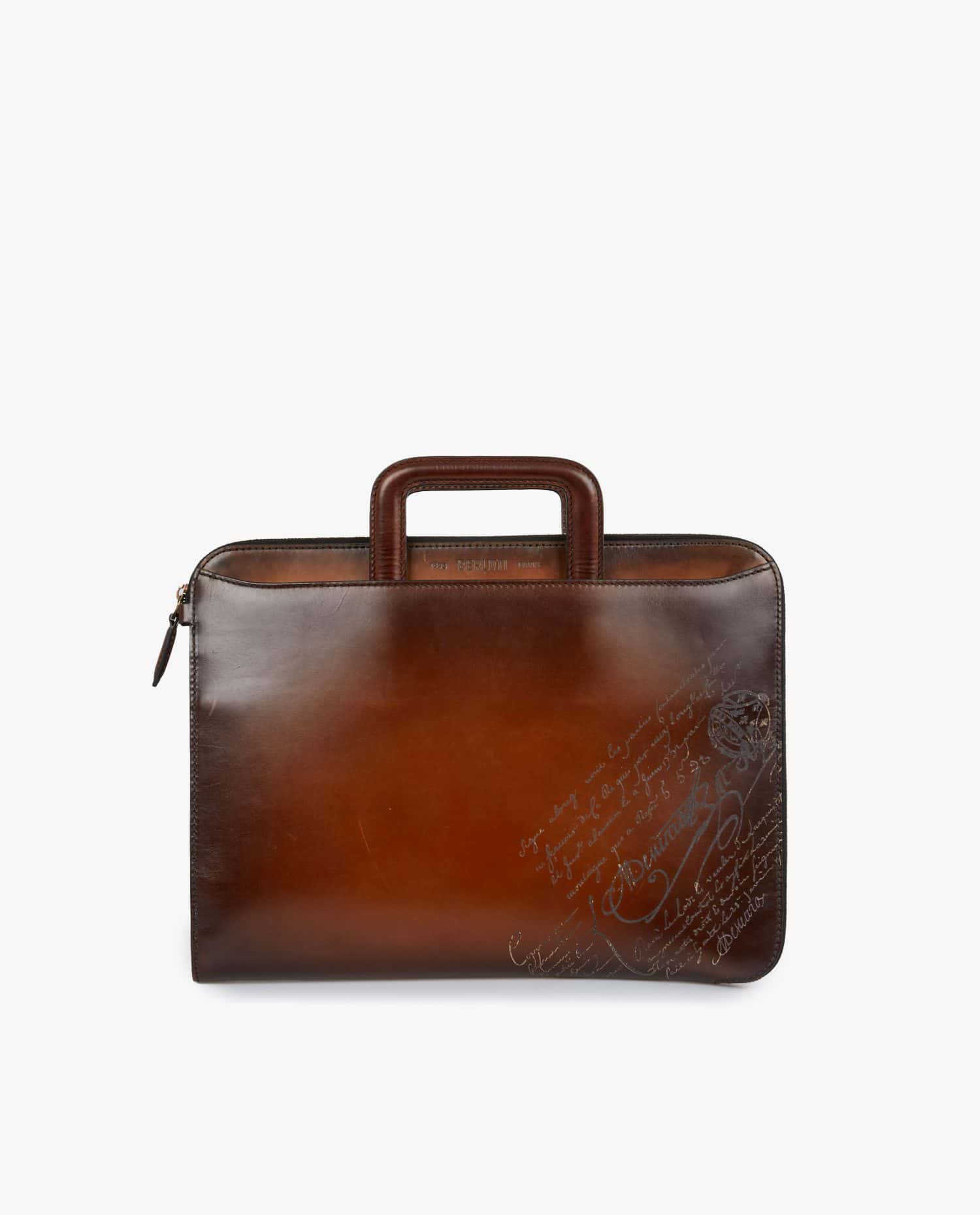 Berluti — Cartable Berluti "un jour"