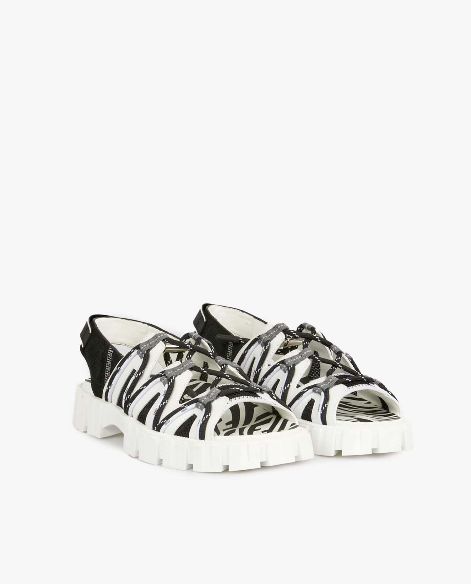 Fendi — Sandales Fendi bicolore