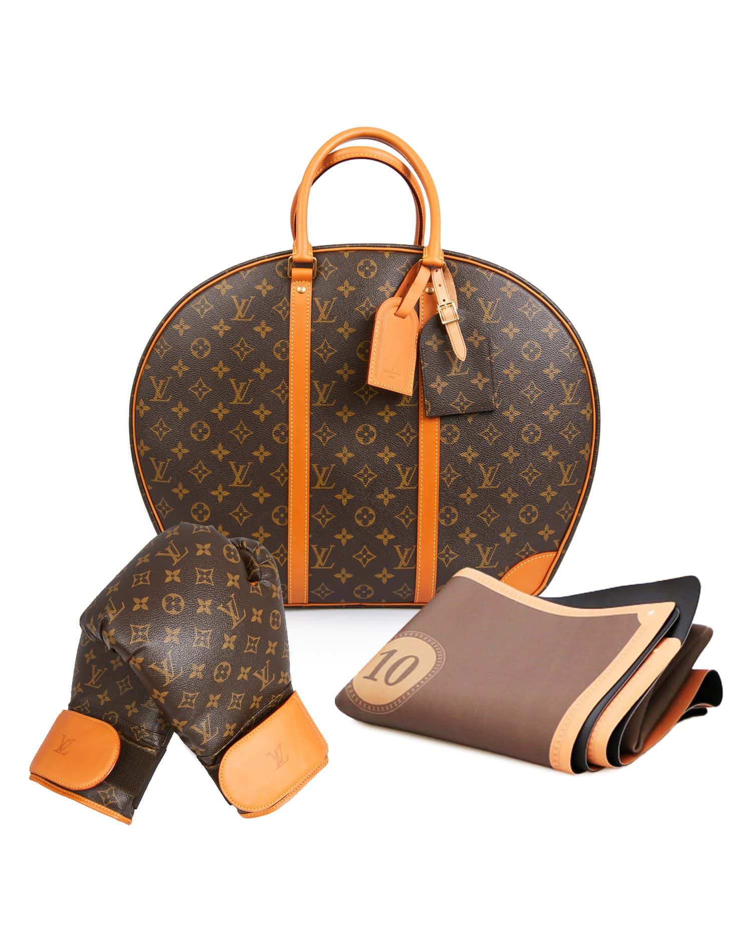 Louis Vuitton — Sac de boxe Louis Vuitton x Karl Lagerfeld