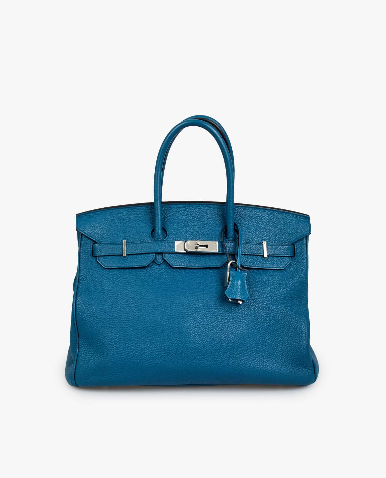 HERMÈS — Birkin 35 Hermès togo mallard blue