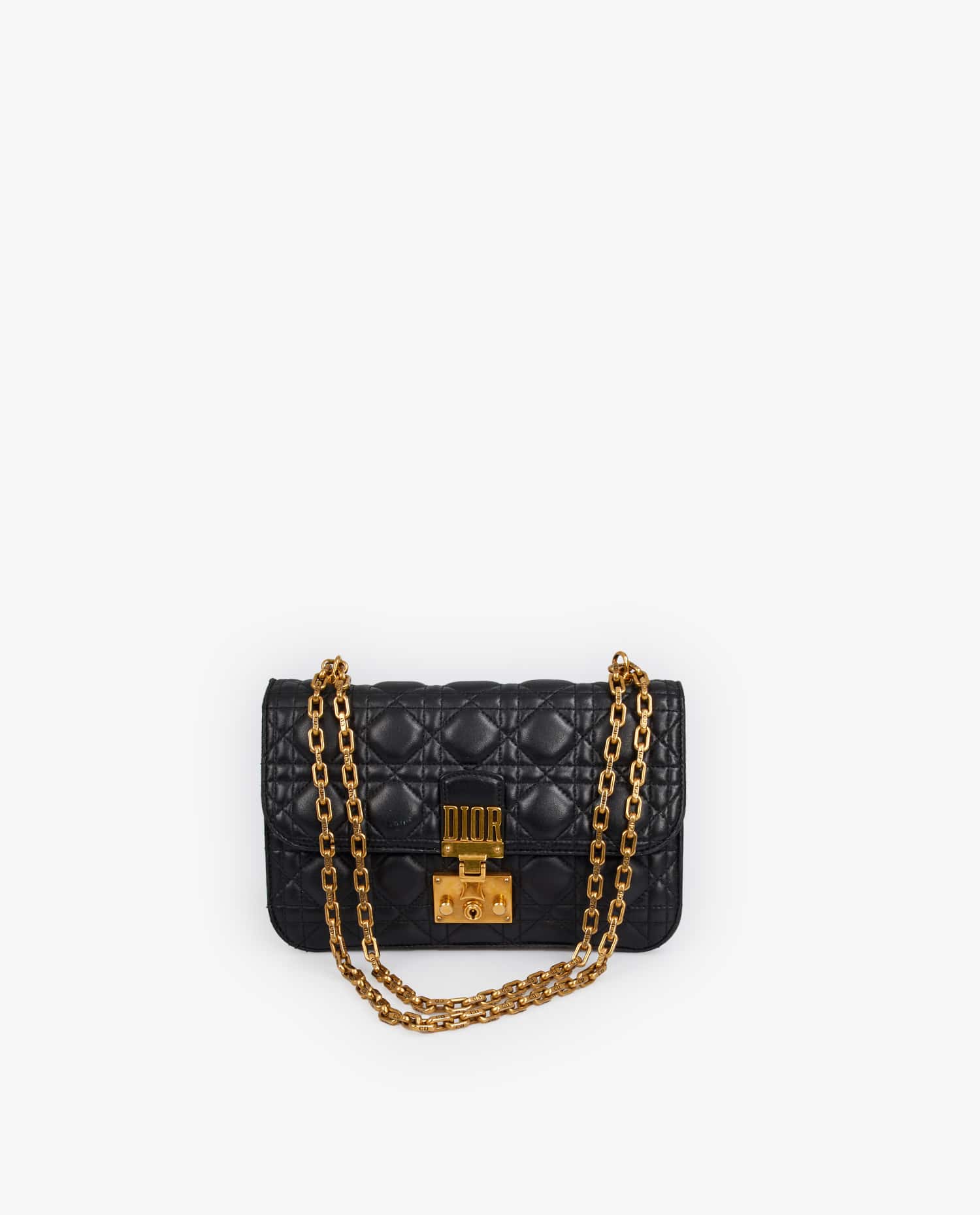 Christian Dior — Sac Dior Addict cuir noir