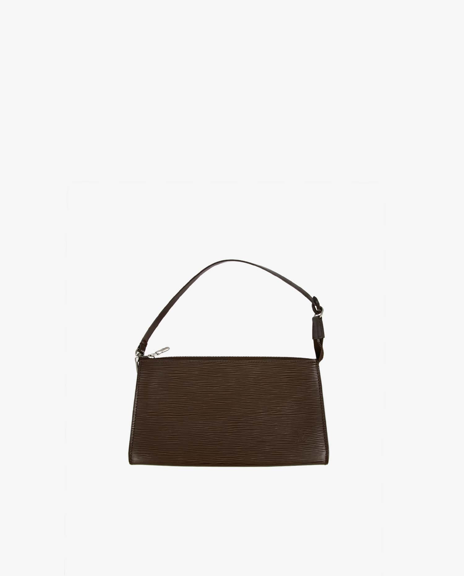Louis Vuitton — Louis Vuitton brown epi leather accessory pouch