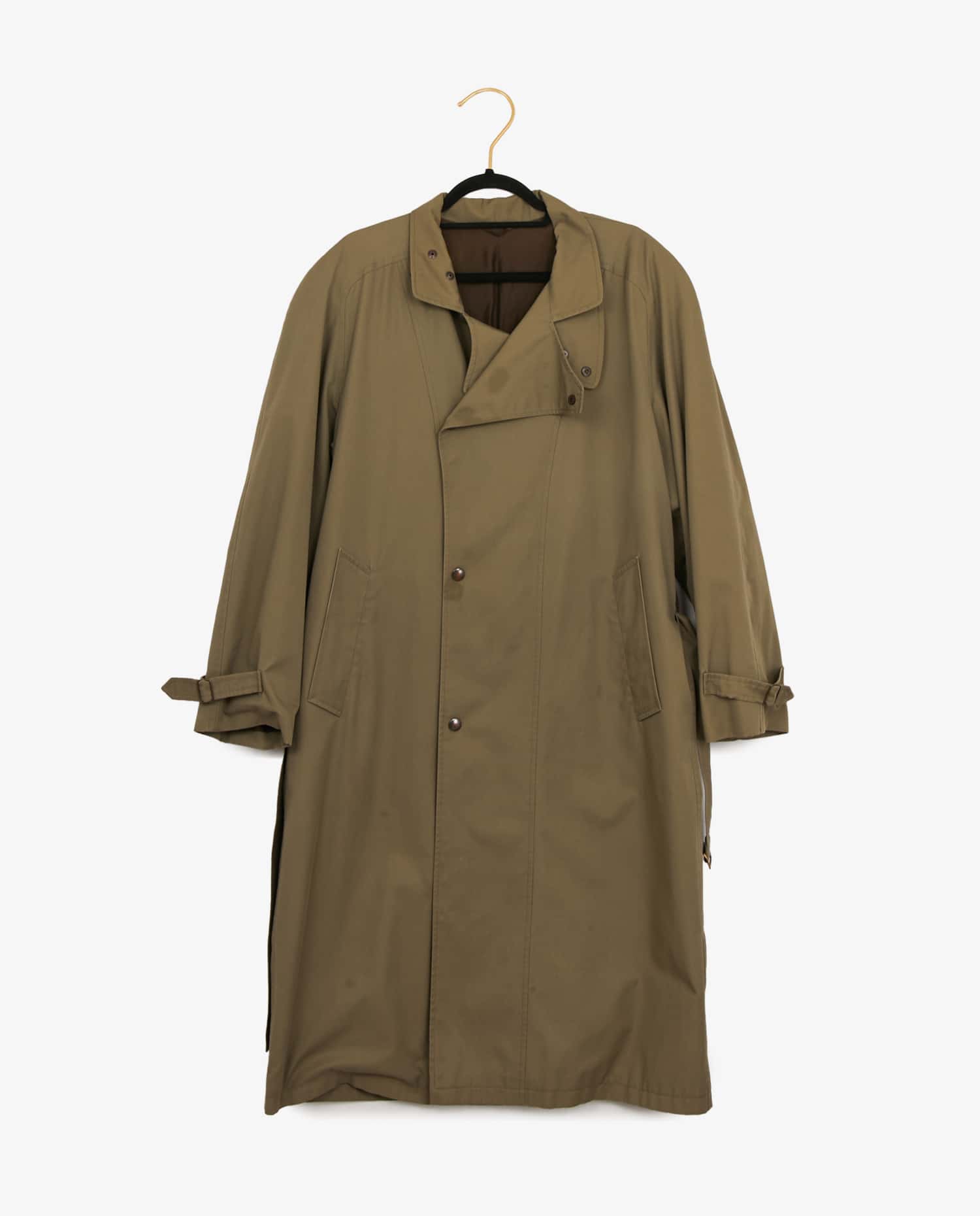 Pierre Cardin — Pierre Cardin khaki vintage trench coat