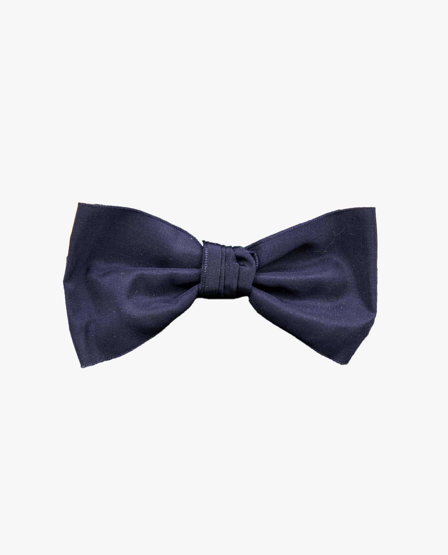 Lanvin — Noeud papillon Lanvin soie bleu marine