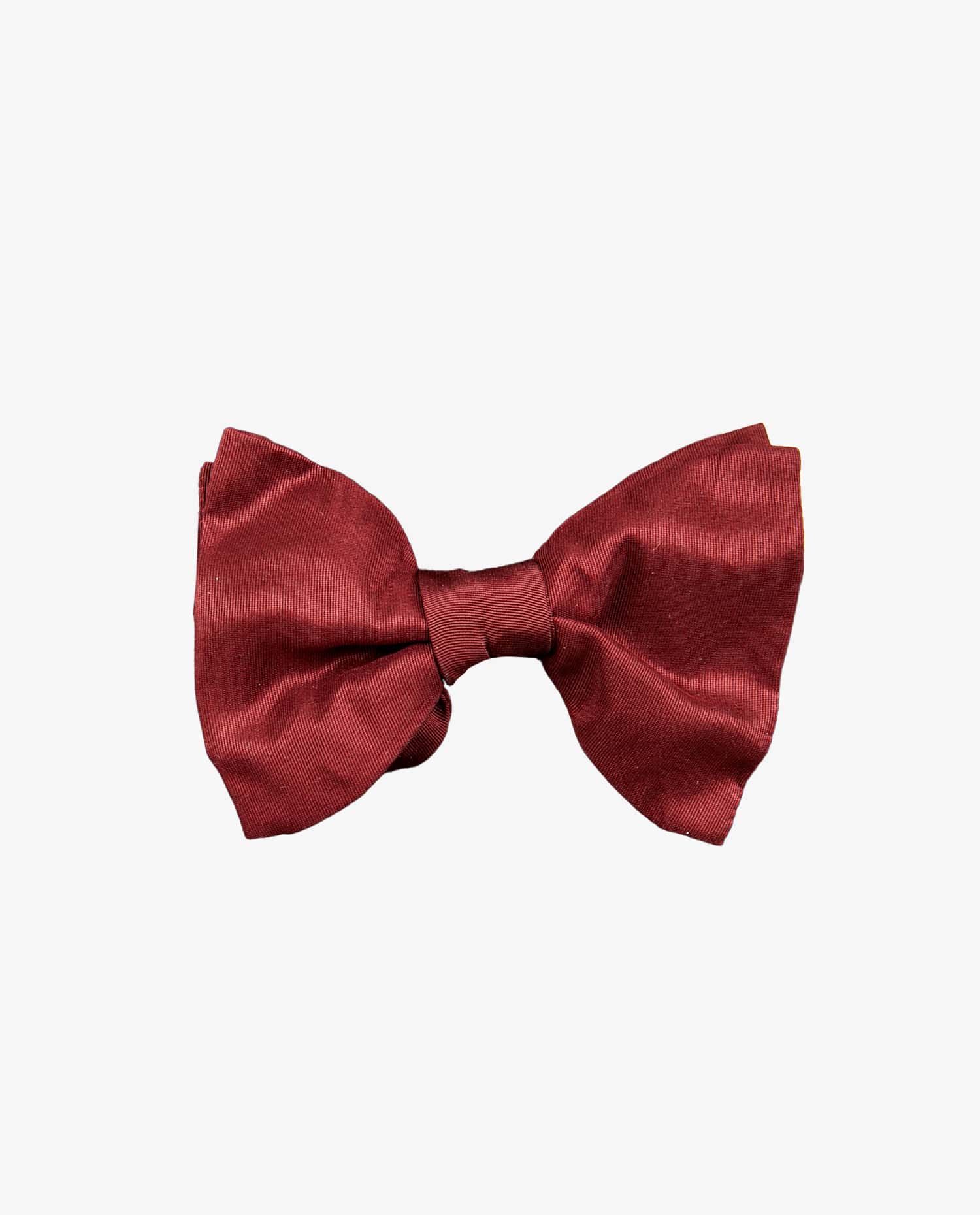 Lanvin — Noeud papillon Lanvin soie bordeaux