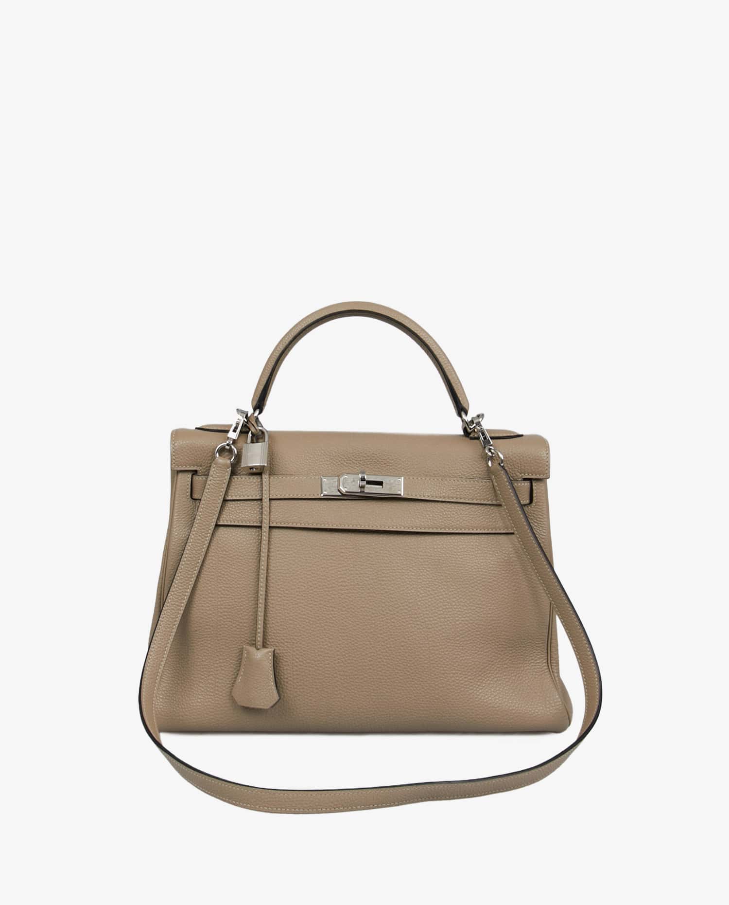 HERMÈS — Sac Kelly II Hermès cuir togo Trench