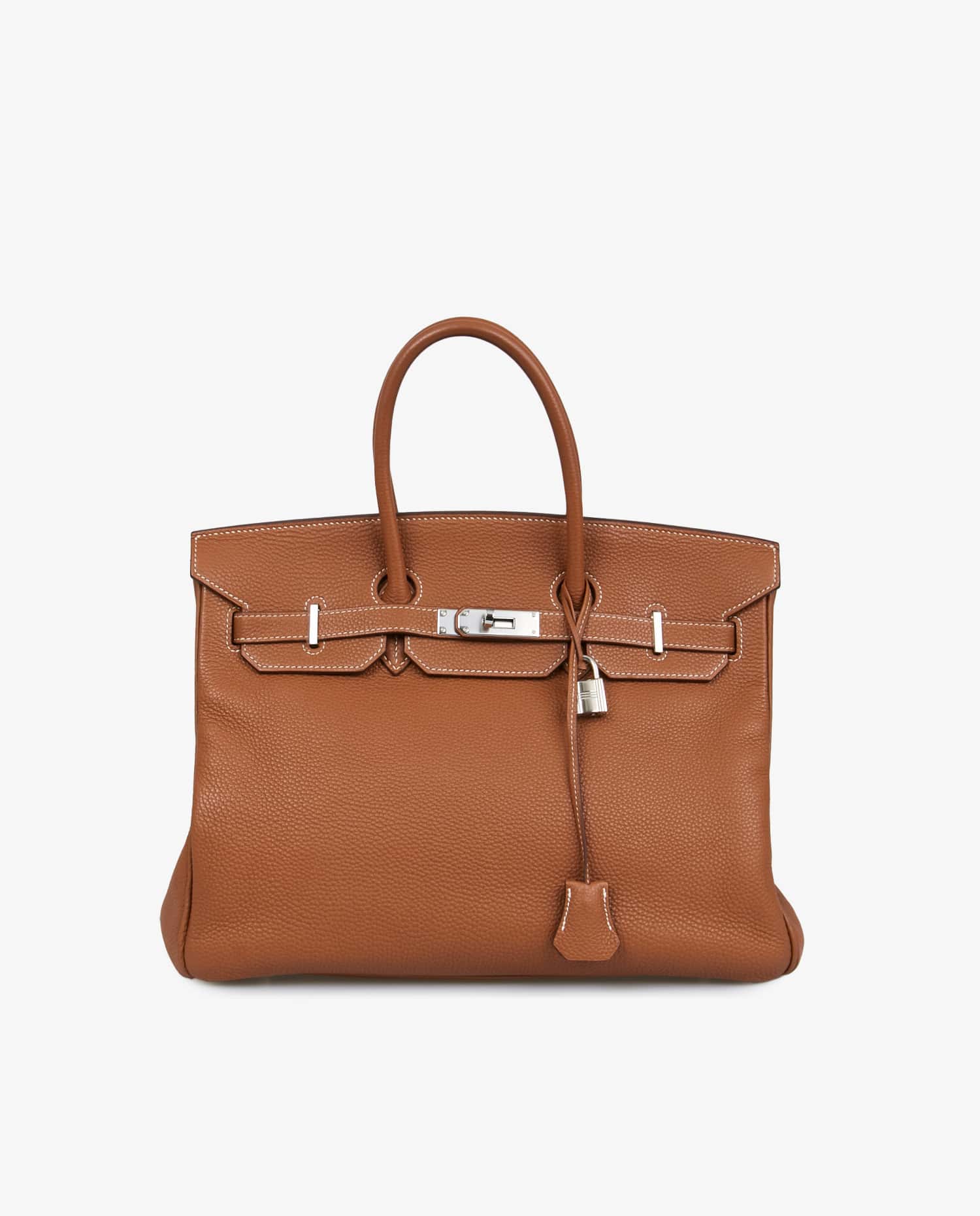 HERMÈS — Birkin 35 Hermès Togo gold