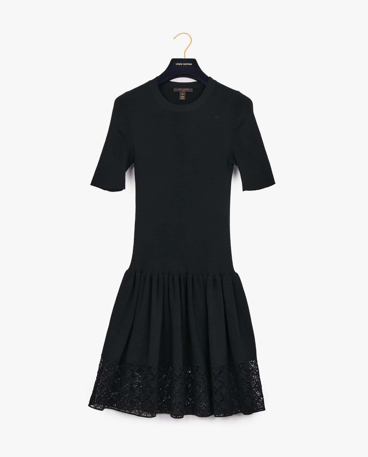 Louis Vuitton — Robe Louis Vuitton laine noire