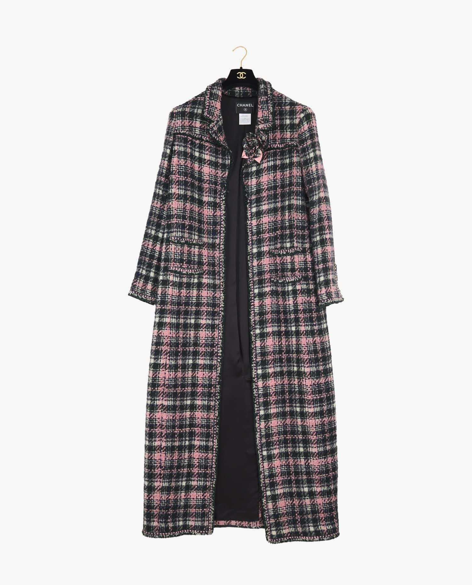 Chanel — Manteau long Chanel tweed