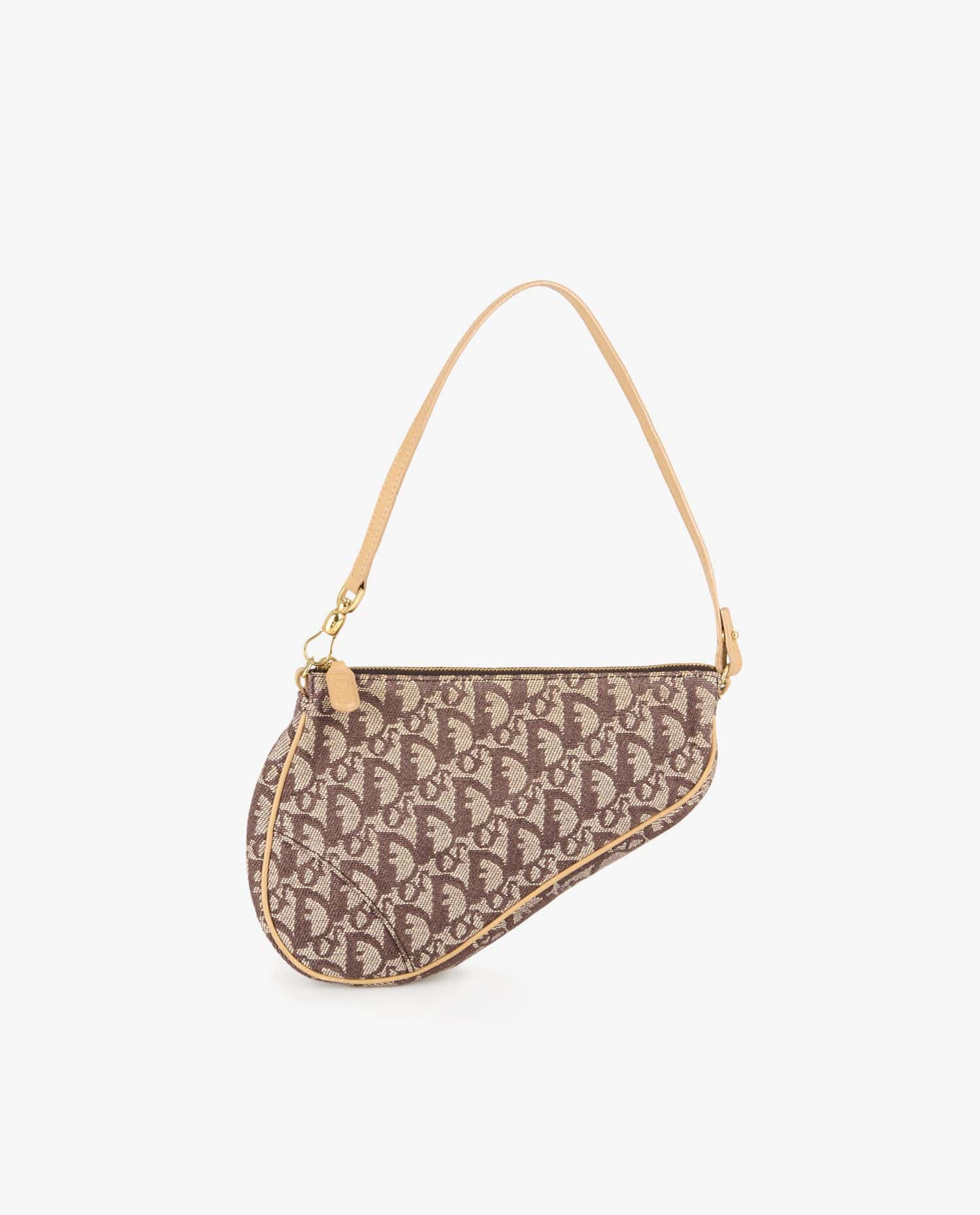 Christian Dior — Mini Saddle Christian Dior Monogram marron