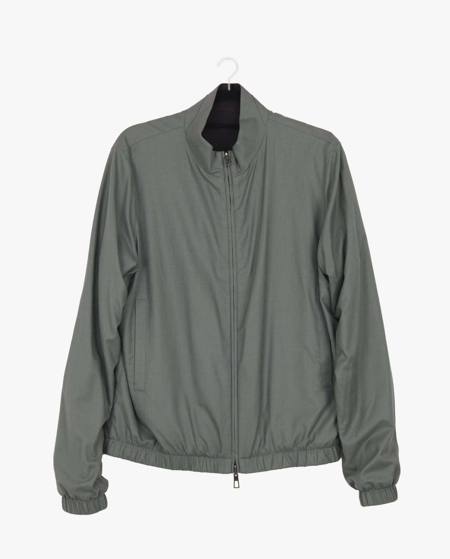 Loro Piana — Bomber Loro Piana vert Windmate Storm