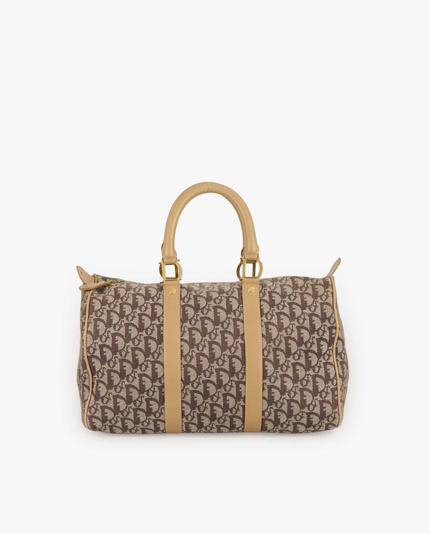 Christian Dior — Christian Dior bowling bag Monogram beige canvas