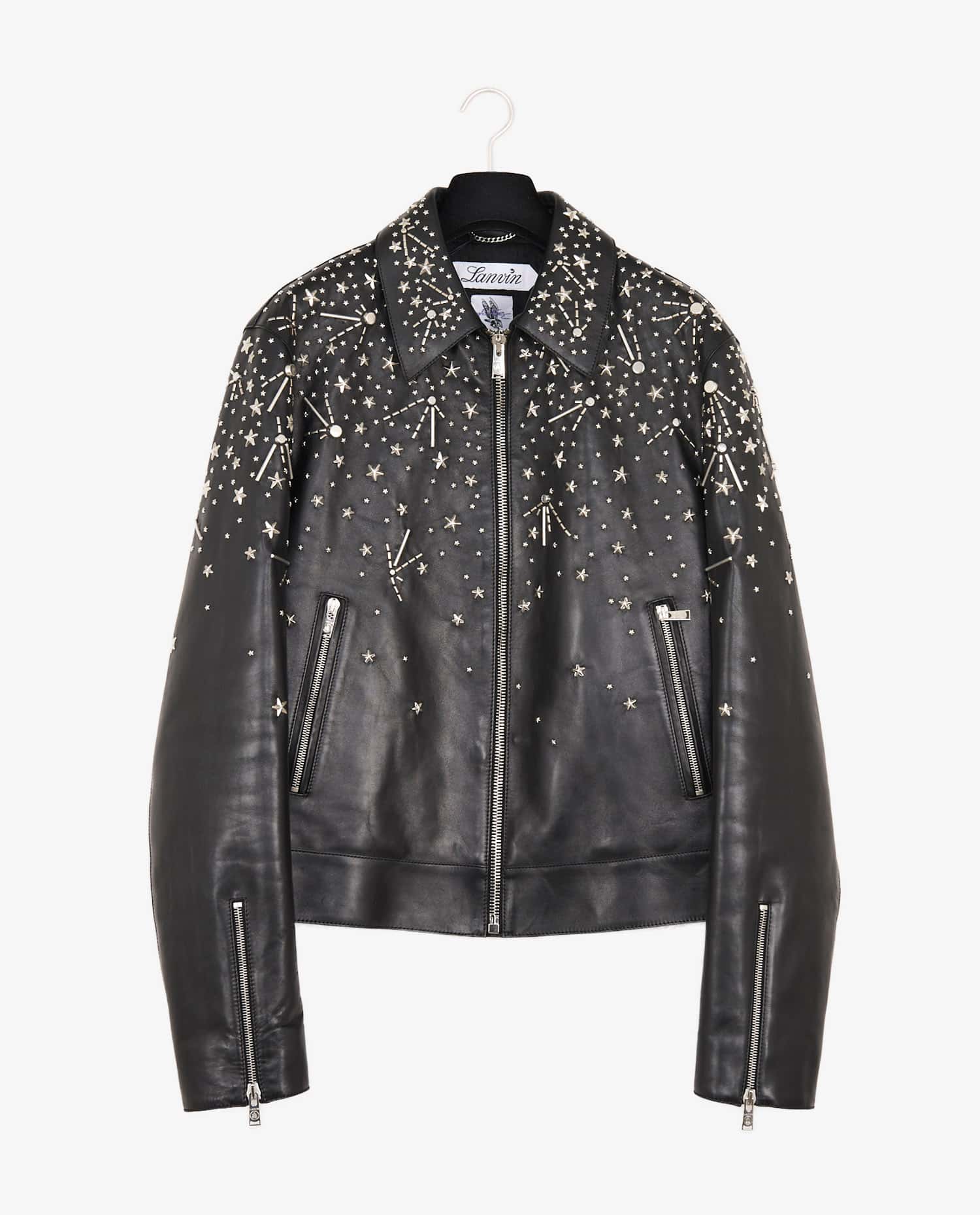 Lanvin — Veste Lanvin x Future cuir veau noir