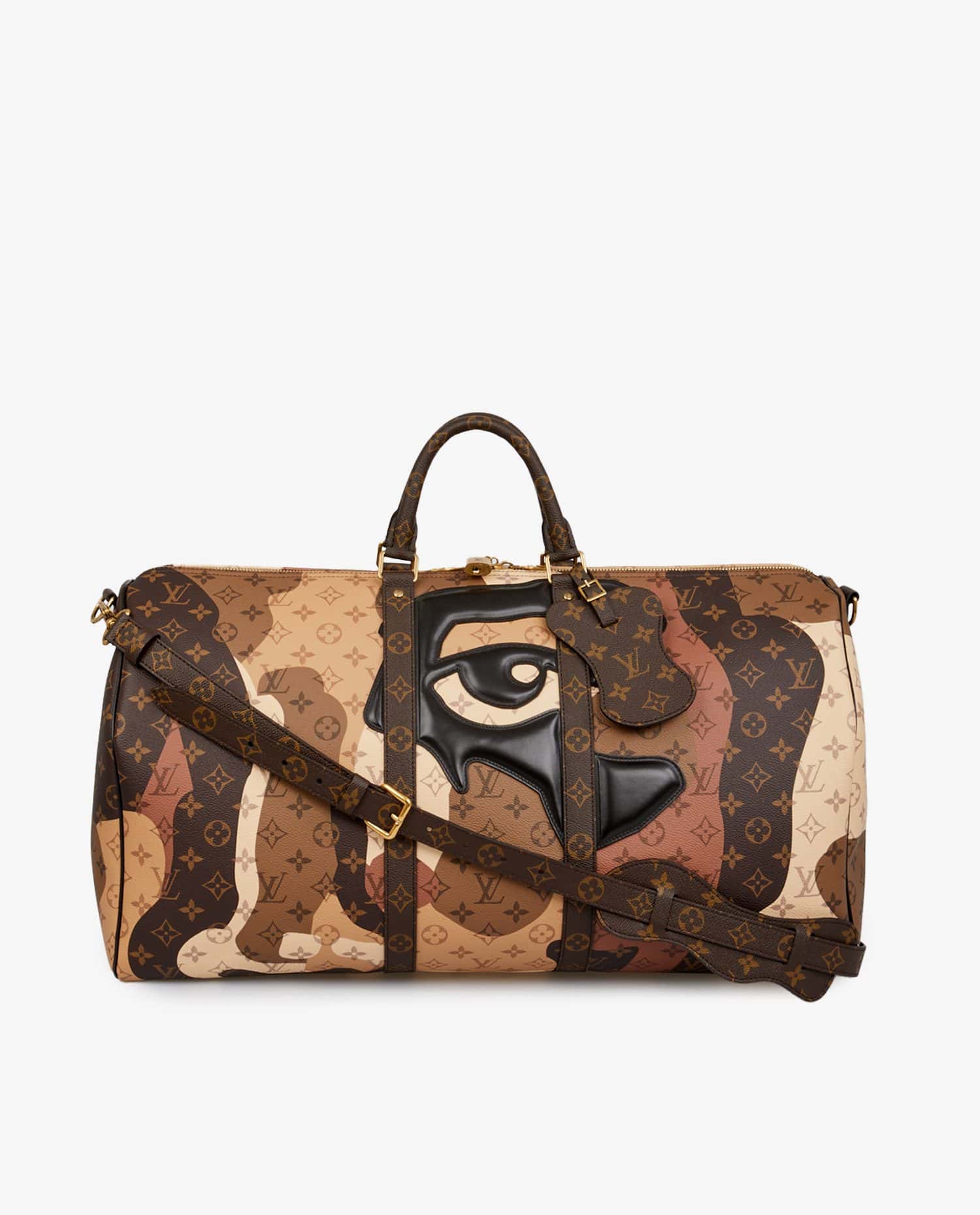 Louis Vuitton — Louis Vuitton Keepall 55 x KidSuper Monogram Portrait