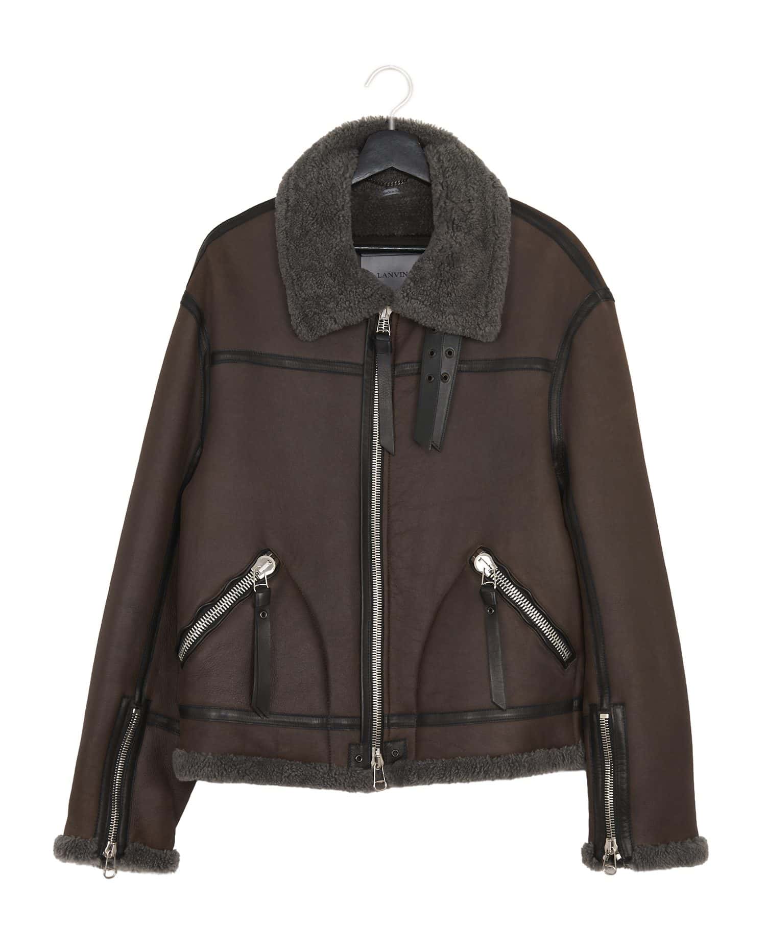 Lanvin — Blouson Aviator Shearling Lanvin