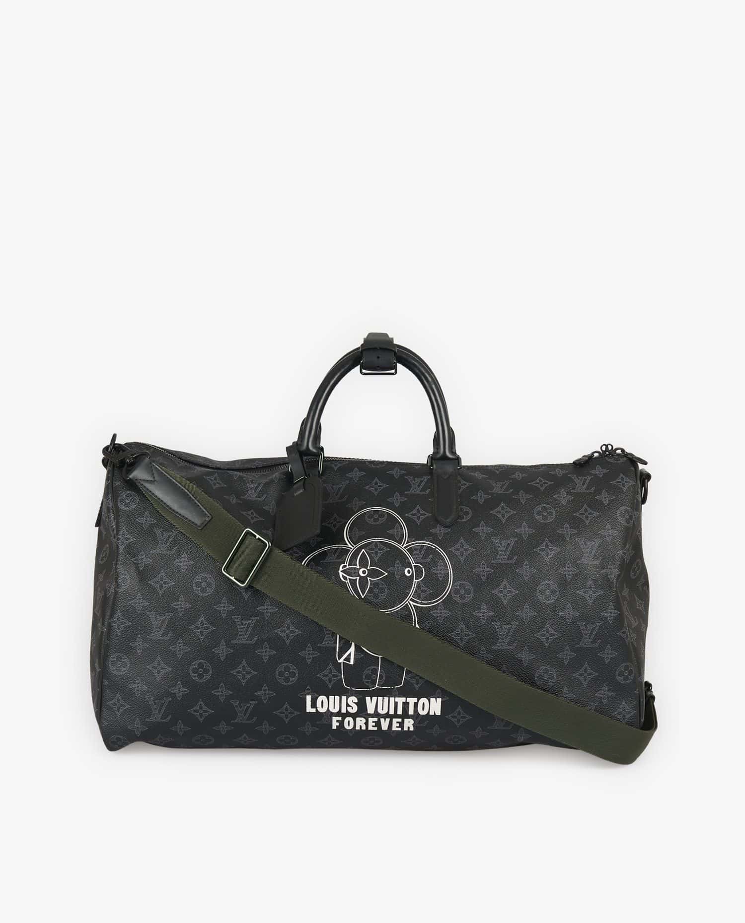 Louis Vuitton — Keepall Louis Vuitton Monogram Eclipse "Vivienne Forever"