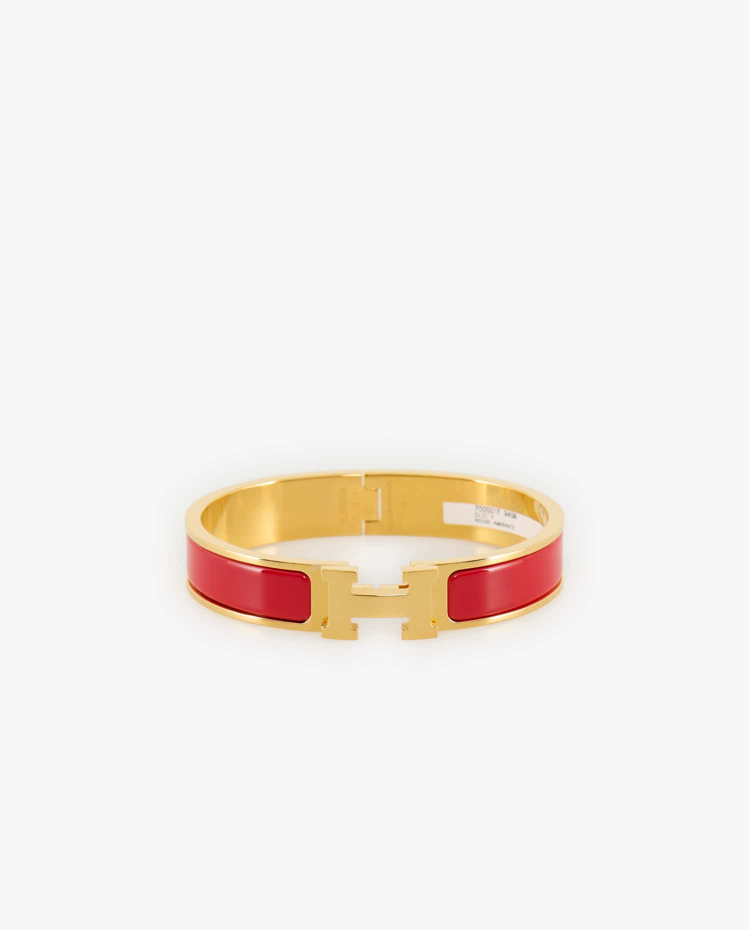 HERMÈS — Bracelet Clic H Hermès email uni