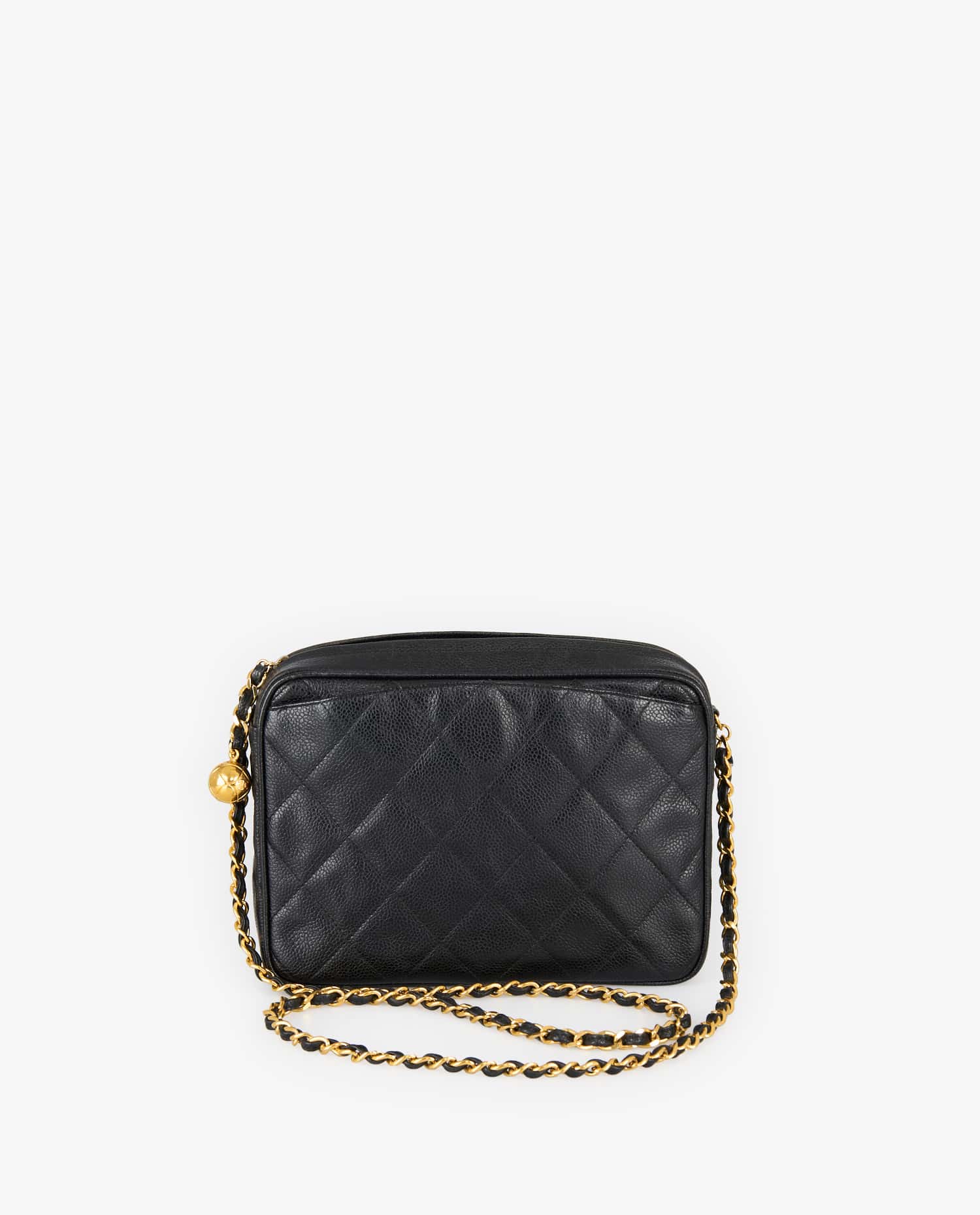 Chanel — Sac Camera Chanel cuir caviar noir