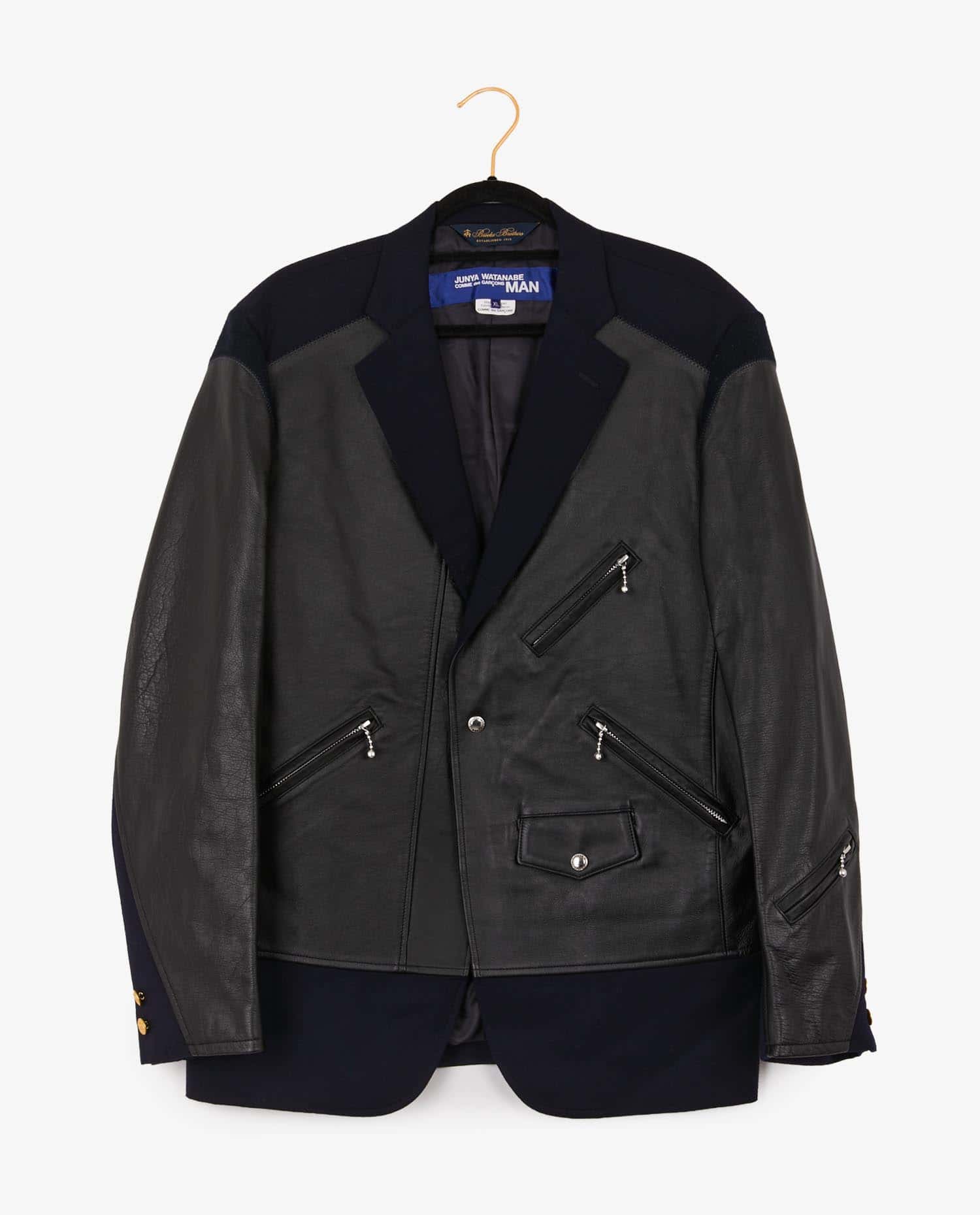 Comme des garçons — Veste bi-matière CDM x Junya Watanabe