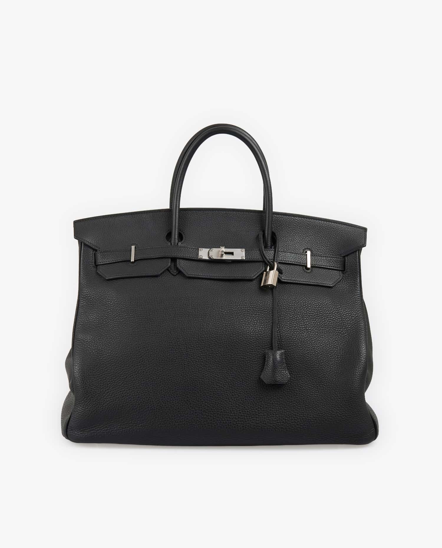 HERMÈS — Birkin 40 Hermès togo noir