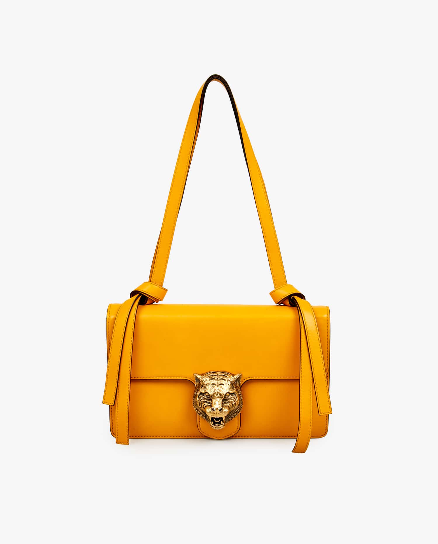 Gucci — Gucci Animalier bag in yellow lambskin