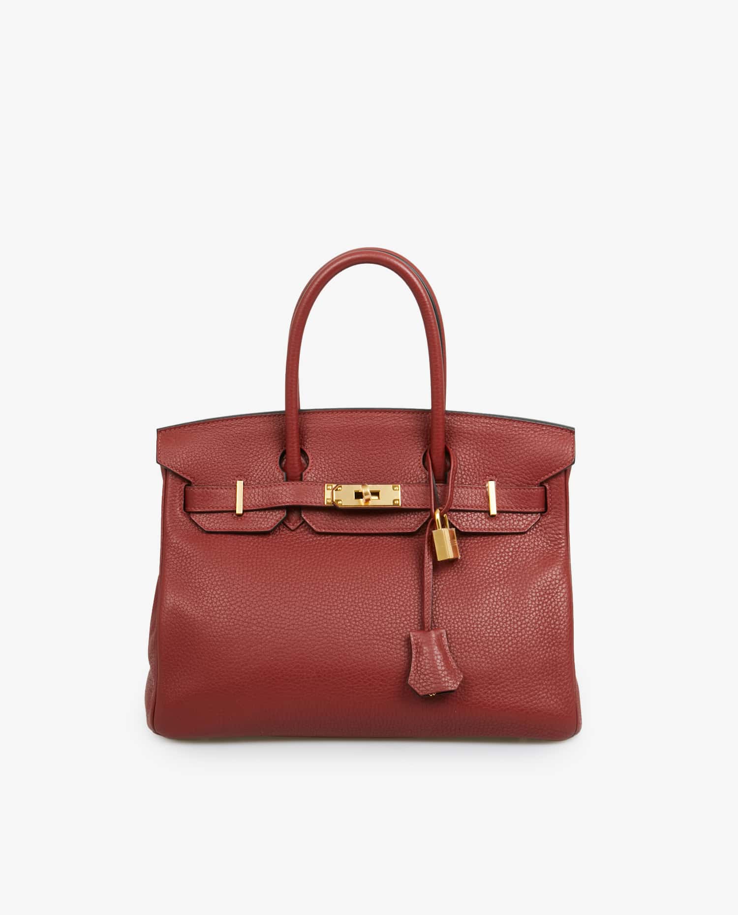 HERMÈS — Birkin 30 Hermès togo Rouge H