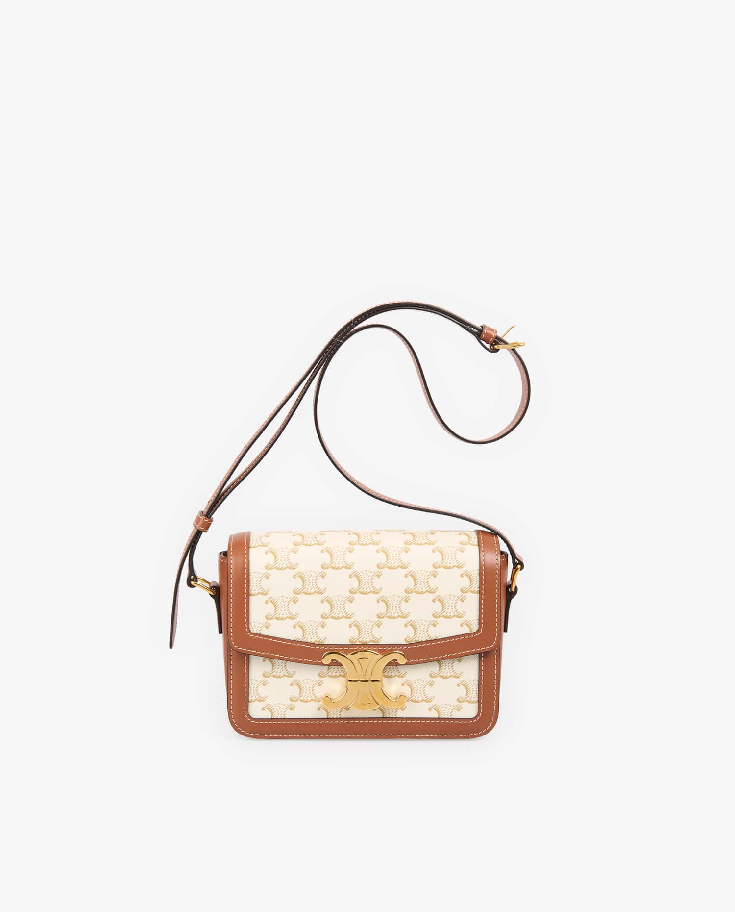 Celine — Sac Triomphe Teen Celine toile + veau