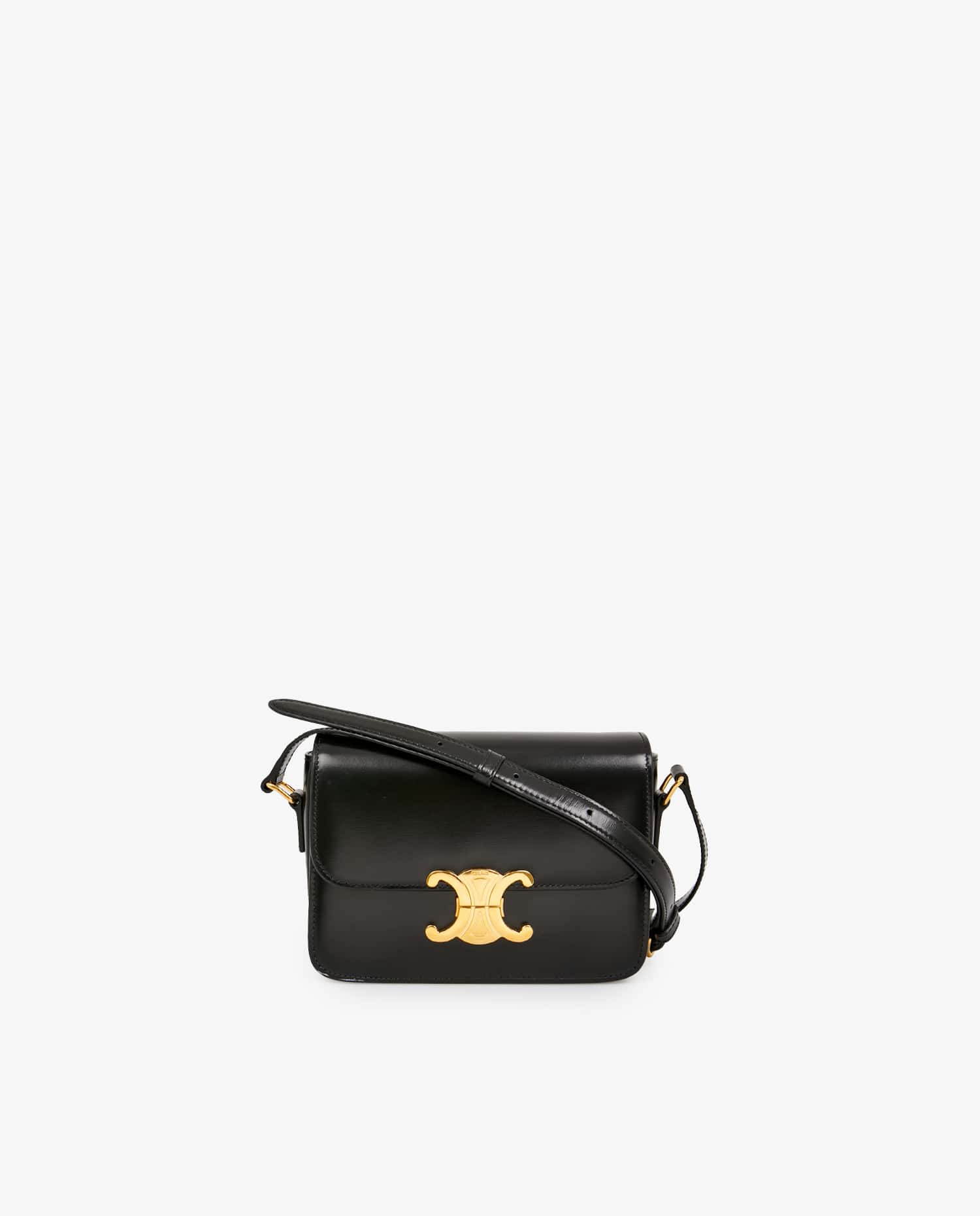 Celine — Sac Triomphe Teen Celine veau noir