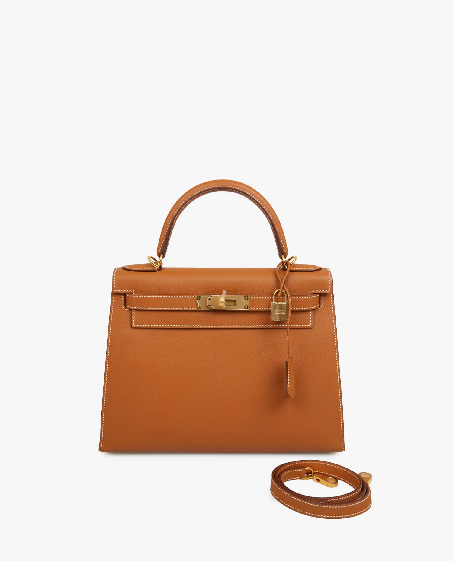 HERMÈS — Kelly II Hermès sellier epsom gold
