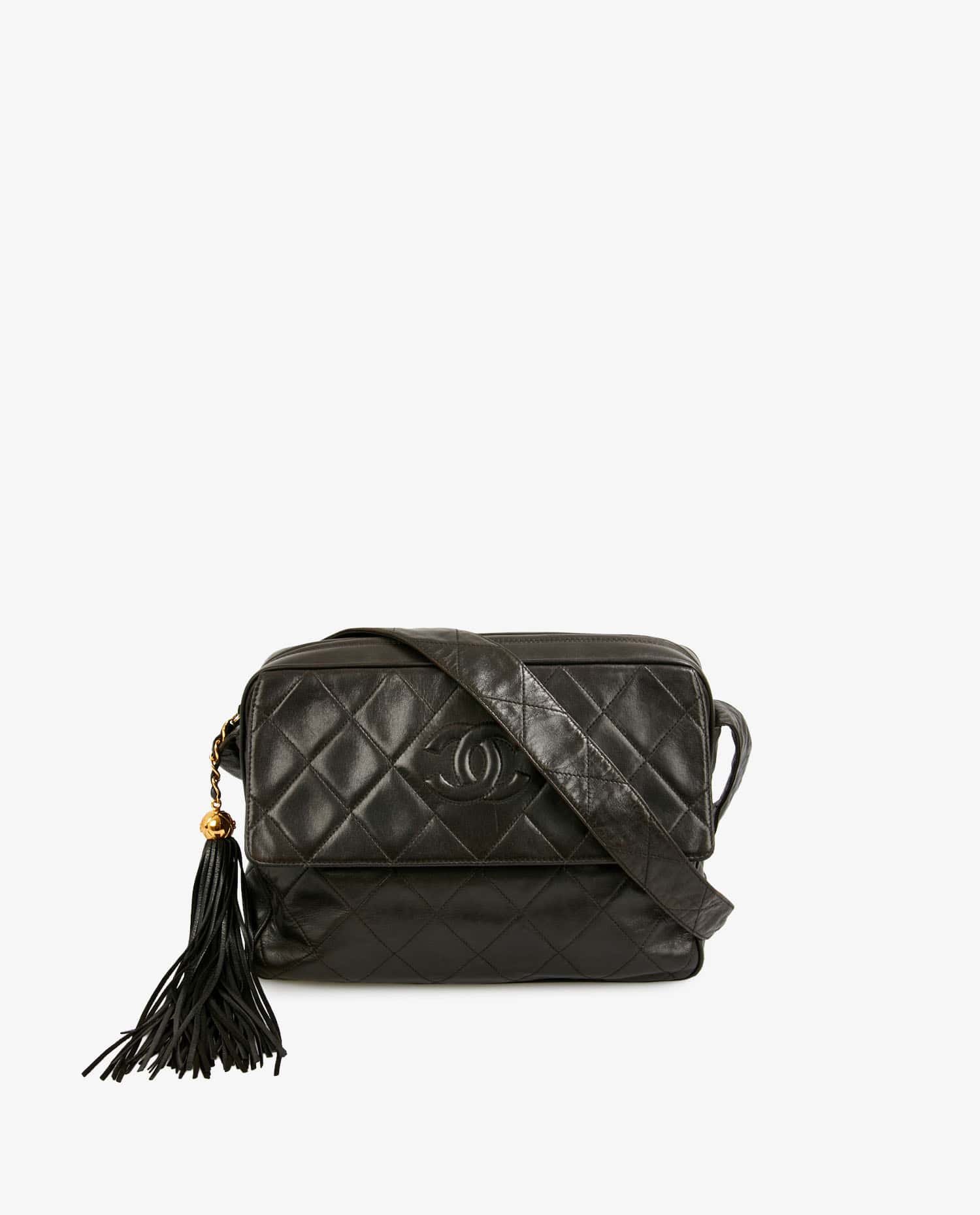 Chanel — Sac Camera XL Chanel noir vintage