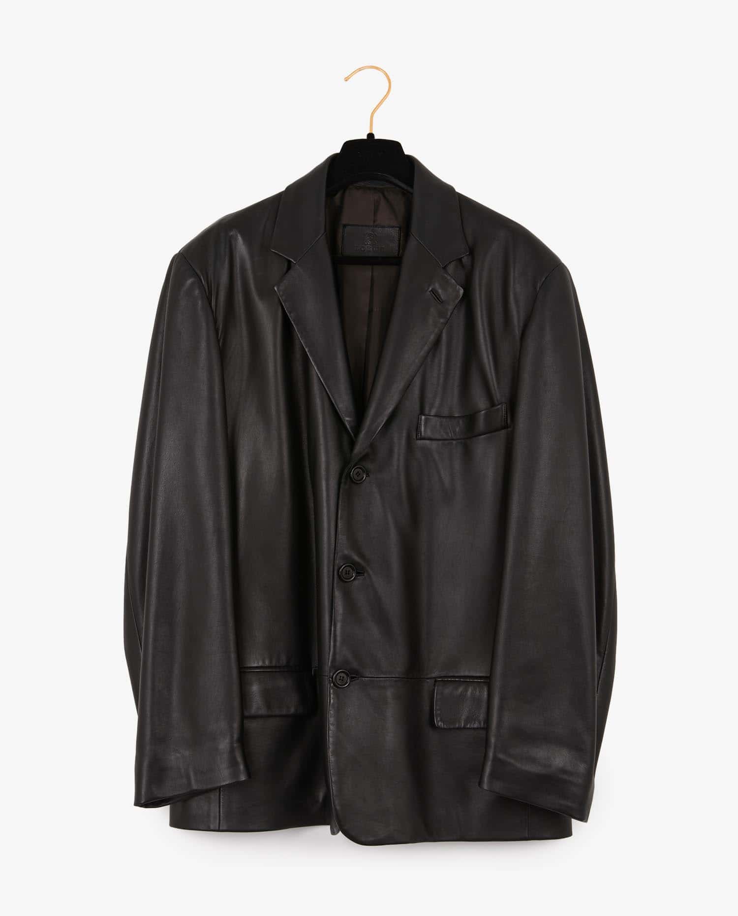 Loewe — Veste Loewe cuir agneau noir