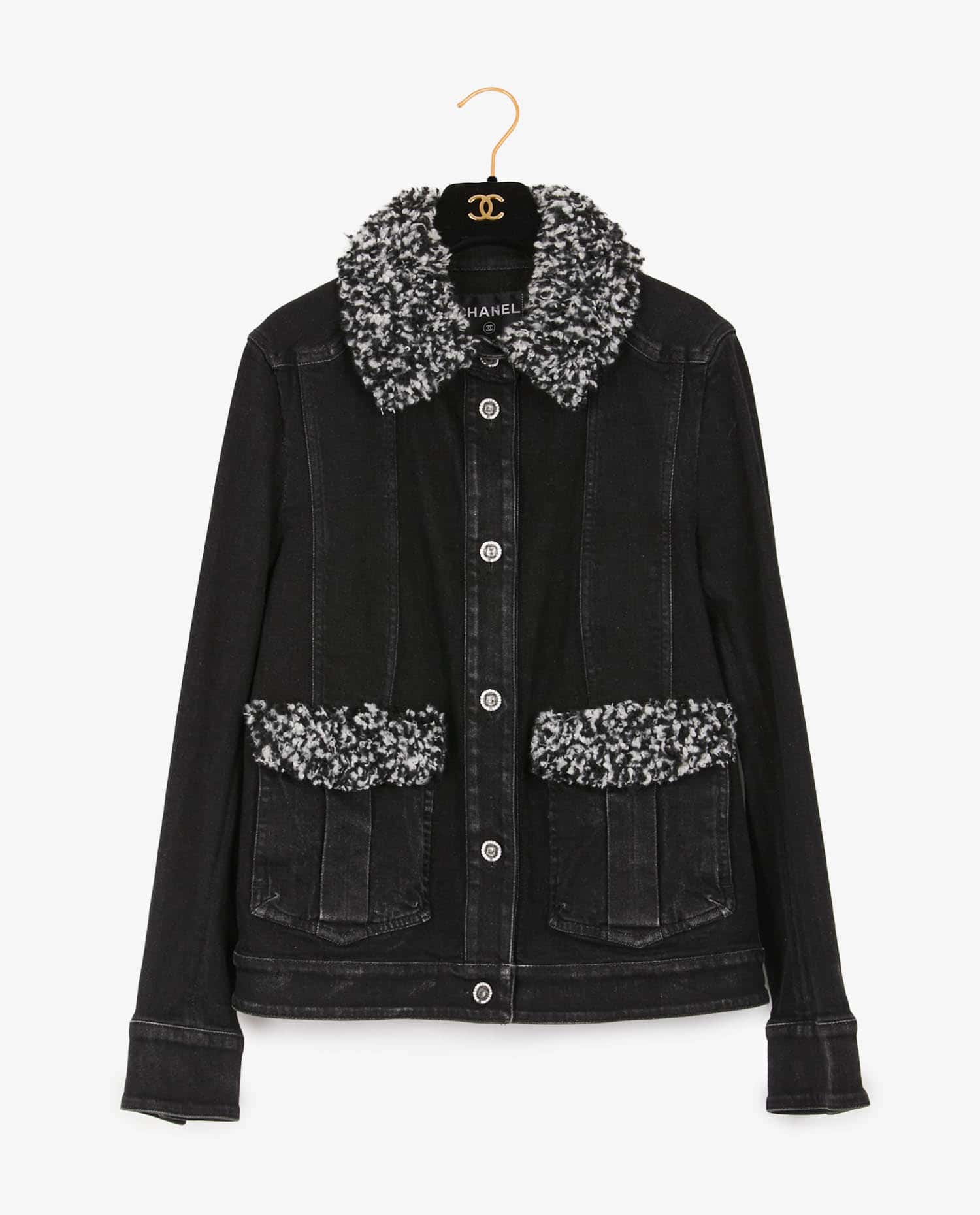 Chanel — Veste Chanel denim noir