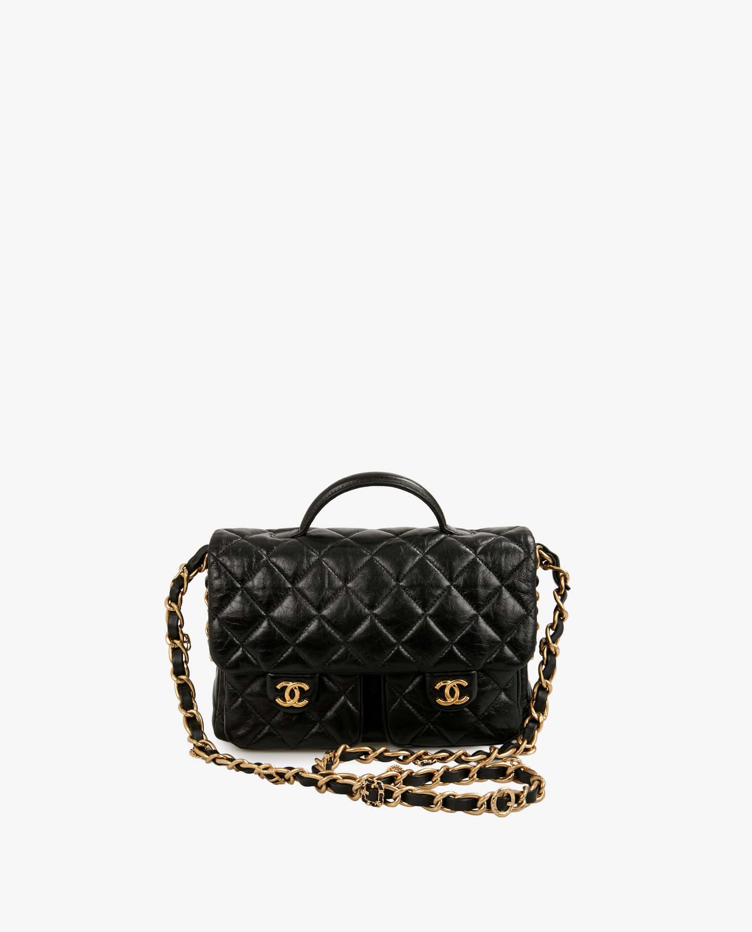 Chanel — Chanel Messenger Bag black lambskin