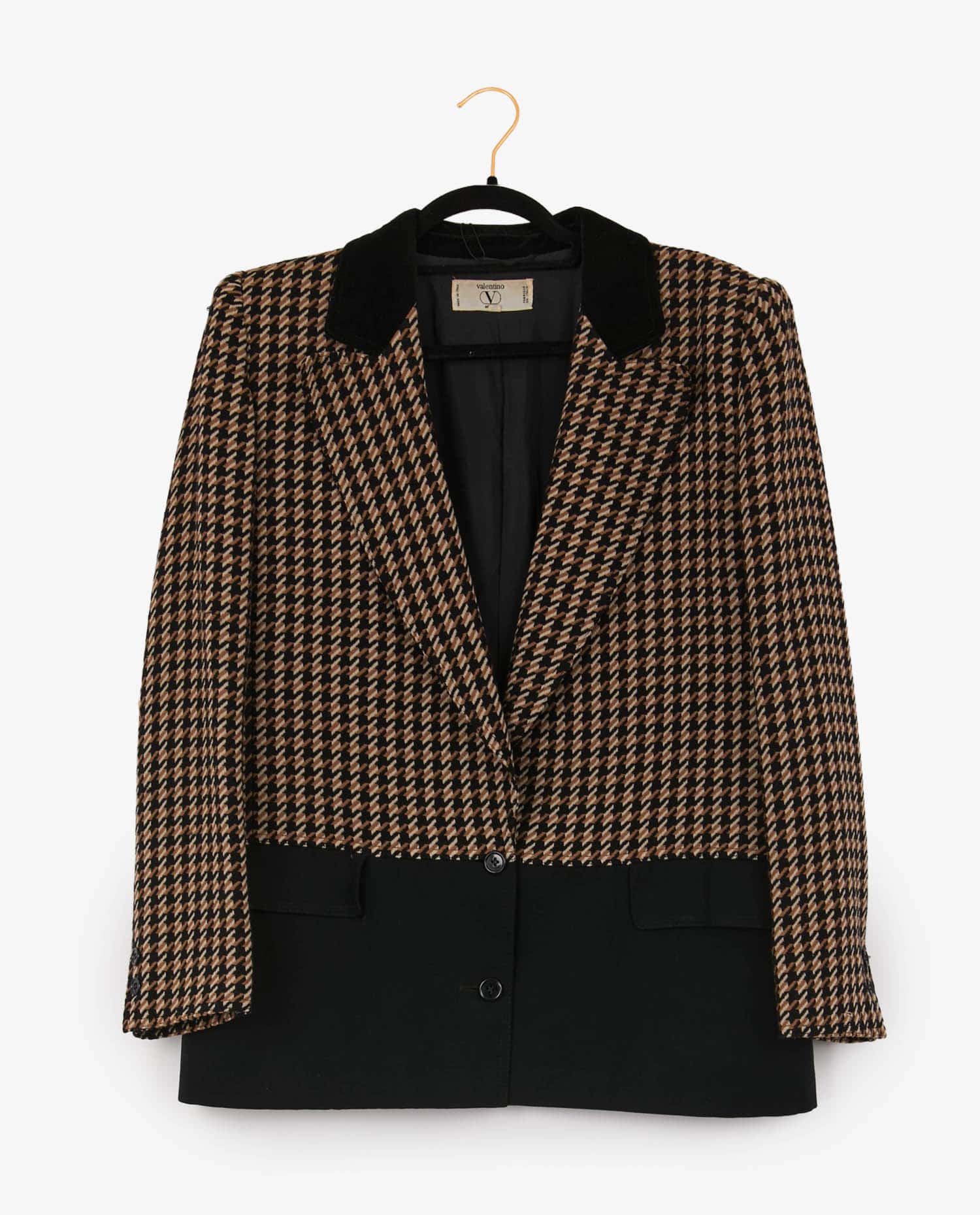 Valentino — Veste Valentino vintage pied de poule