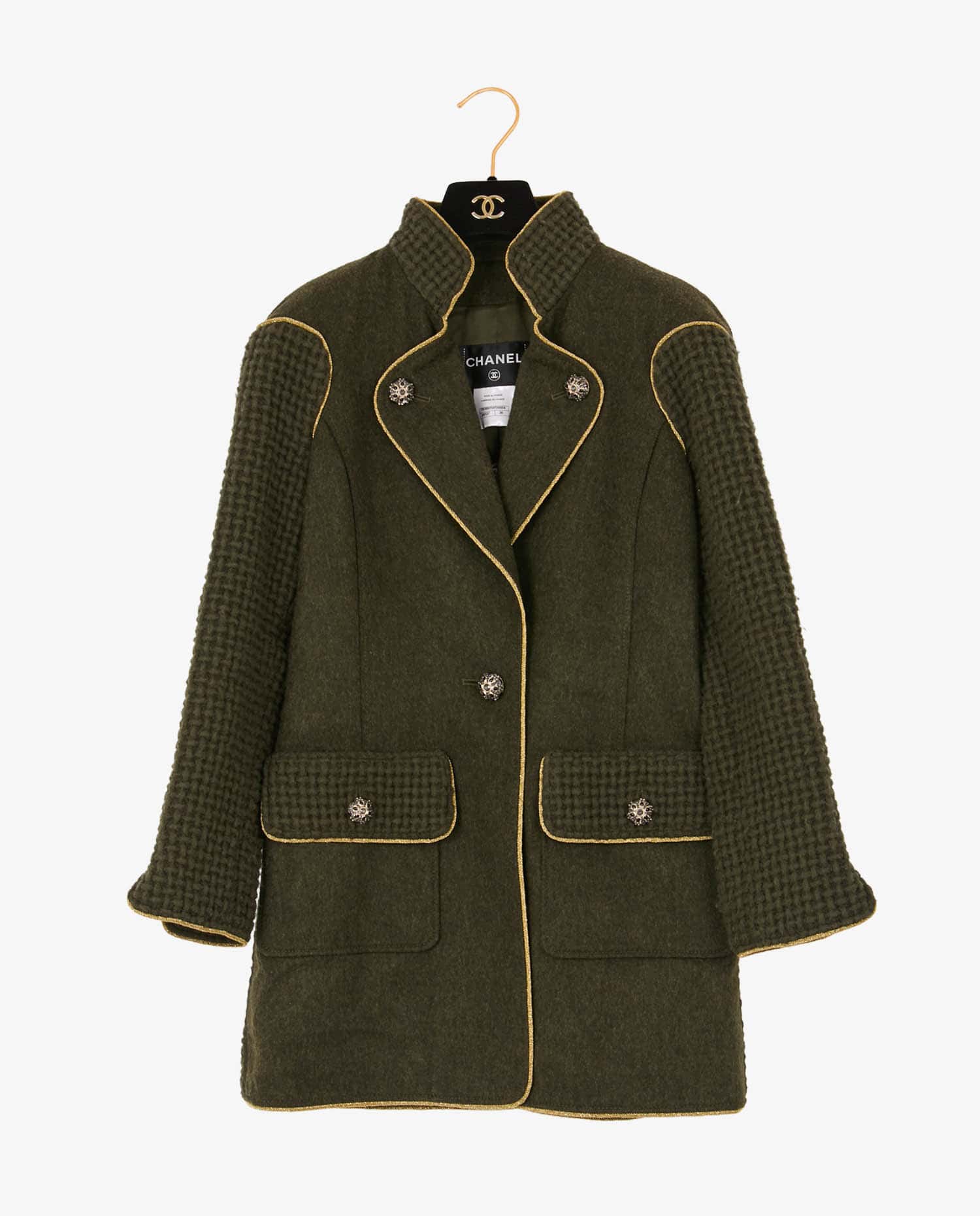 Chanel — Veste Chanel kaki "Paris-Salzbourg"