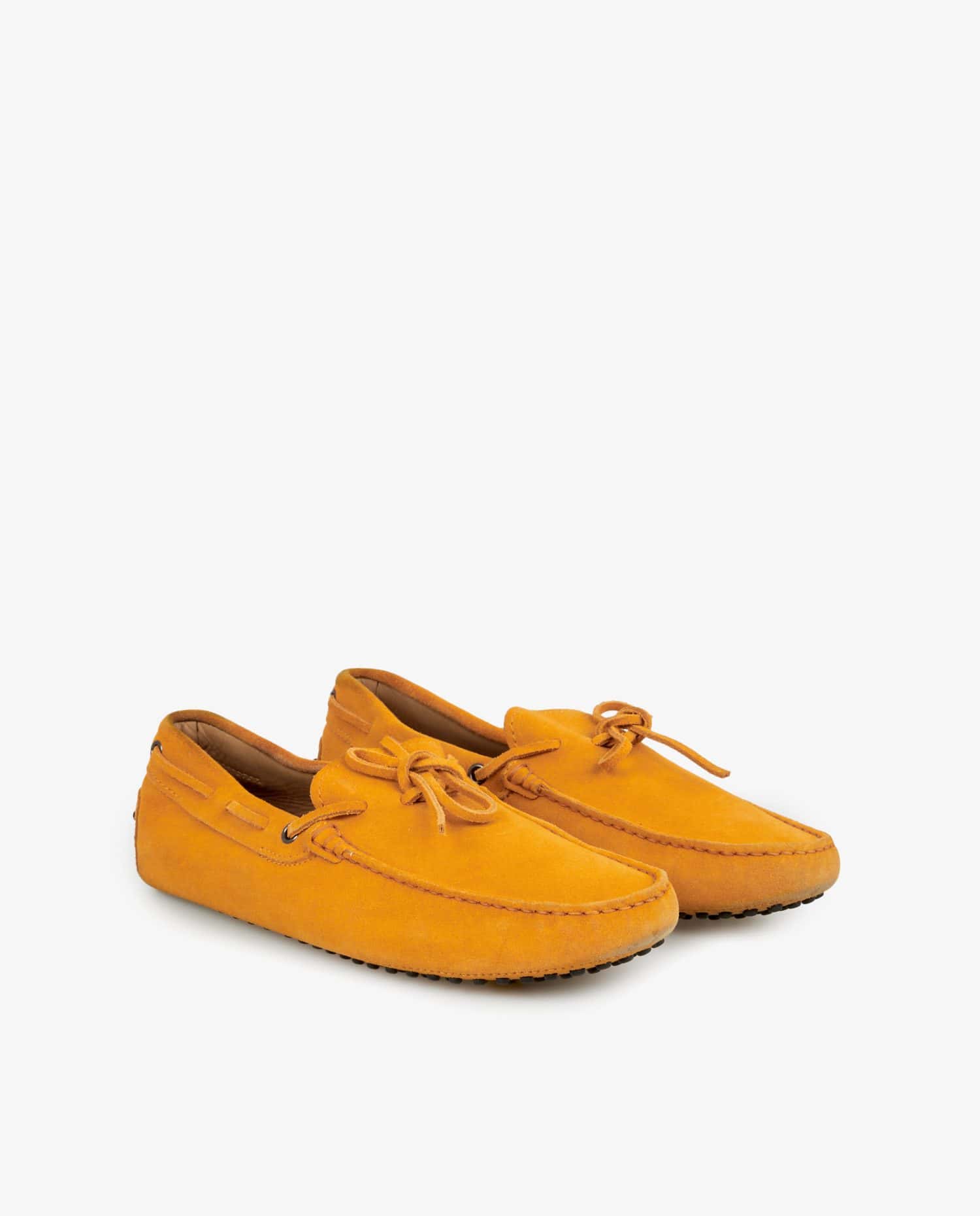 Tod's — Mocassins Tod's daim moutarde