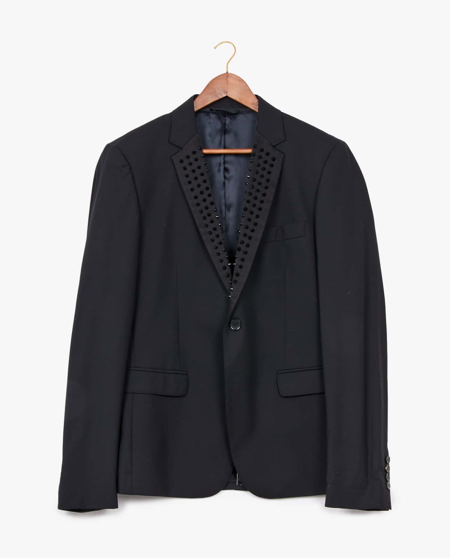 John Richmond — Veste en laine noire John Richmond