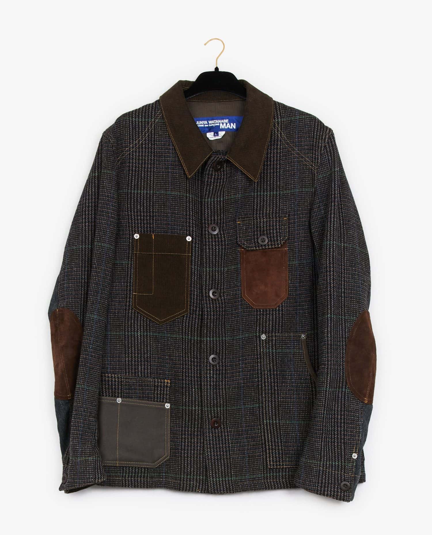 Comme des garçons — Sur chemise patchwork Comme des garçons