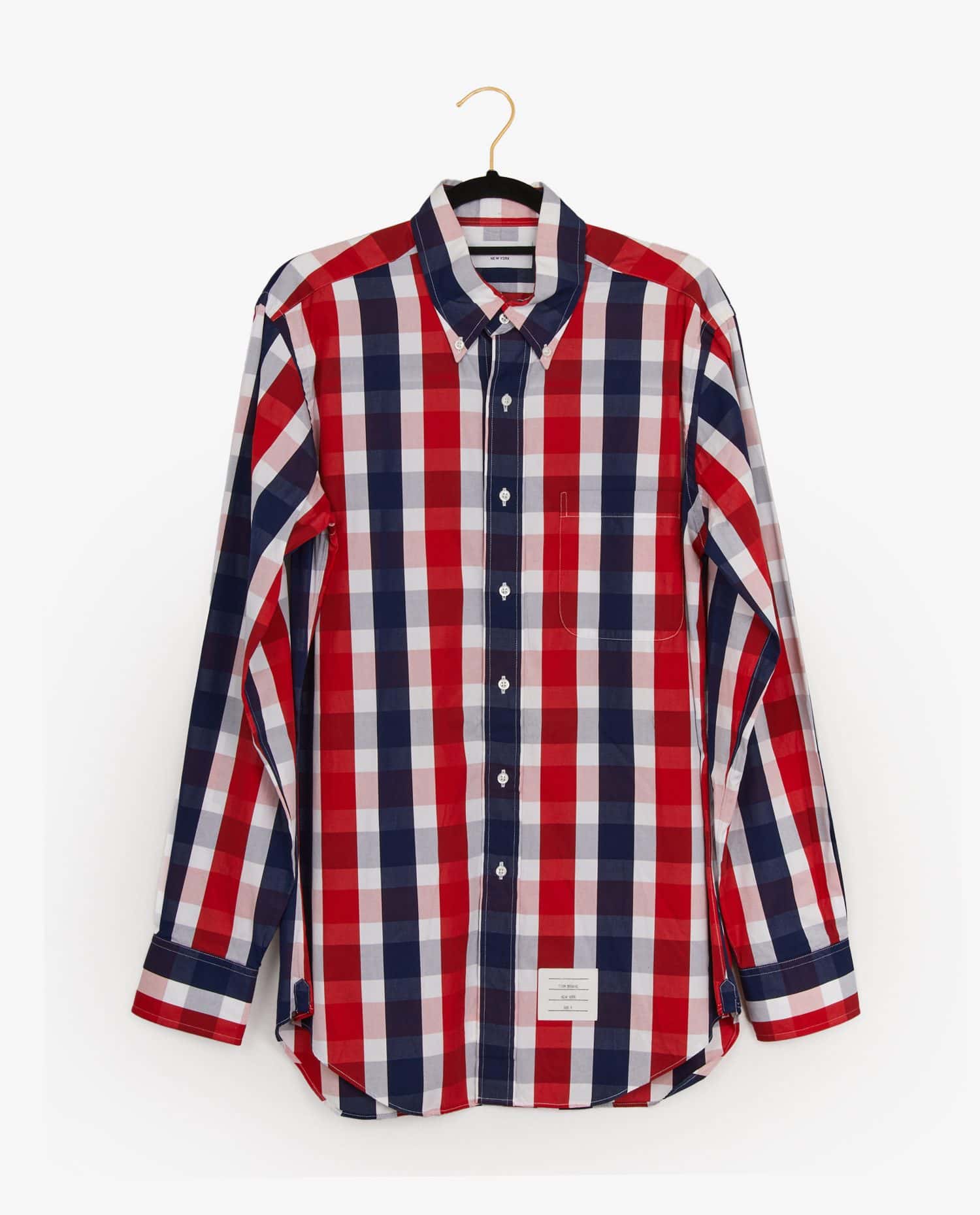 Thom Browne — Thom Browne checked shirt